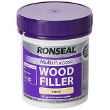 4 x RONSEAL 34735 Ronseal Multi-Purpose Wood Filler - Natural, Purple, 250g