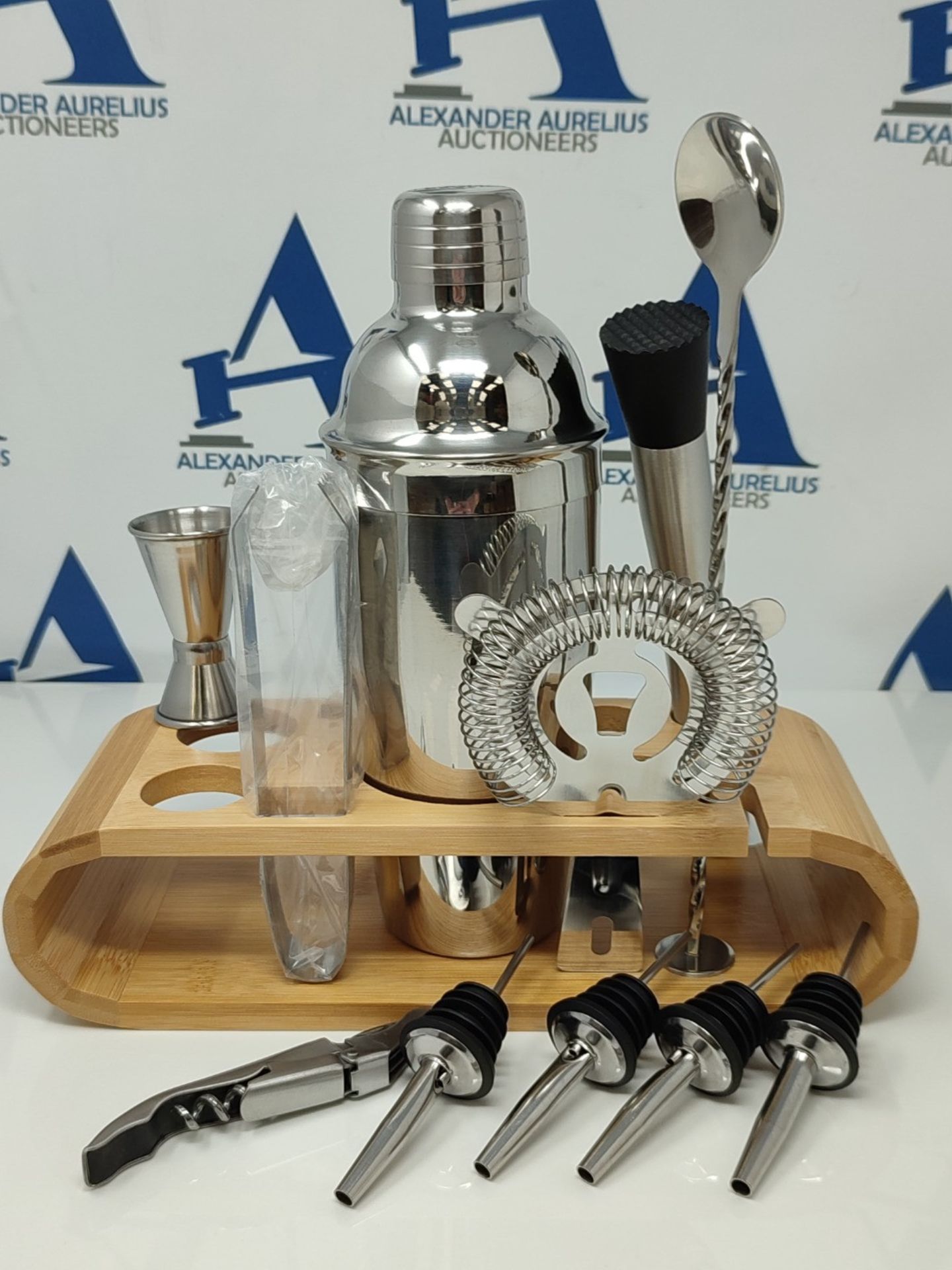 SA Products 12 Piece Cocktail Shaker Set - Stainless Steel Cocktail Accessories - Bart - Bild 2 aus 2