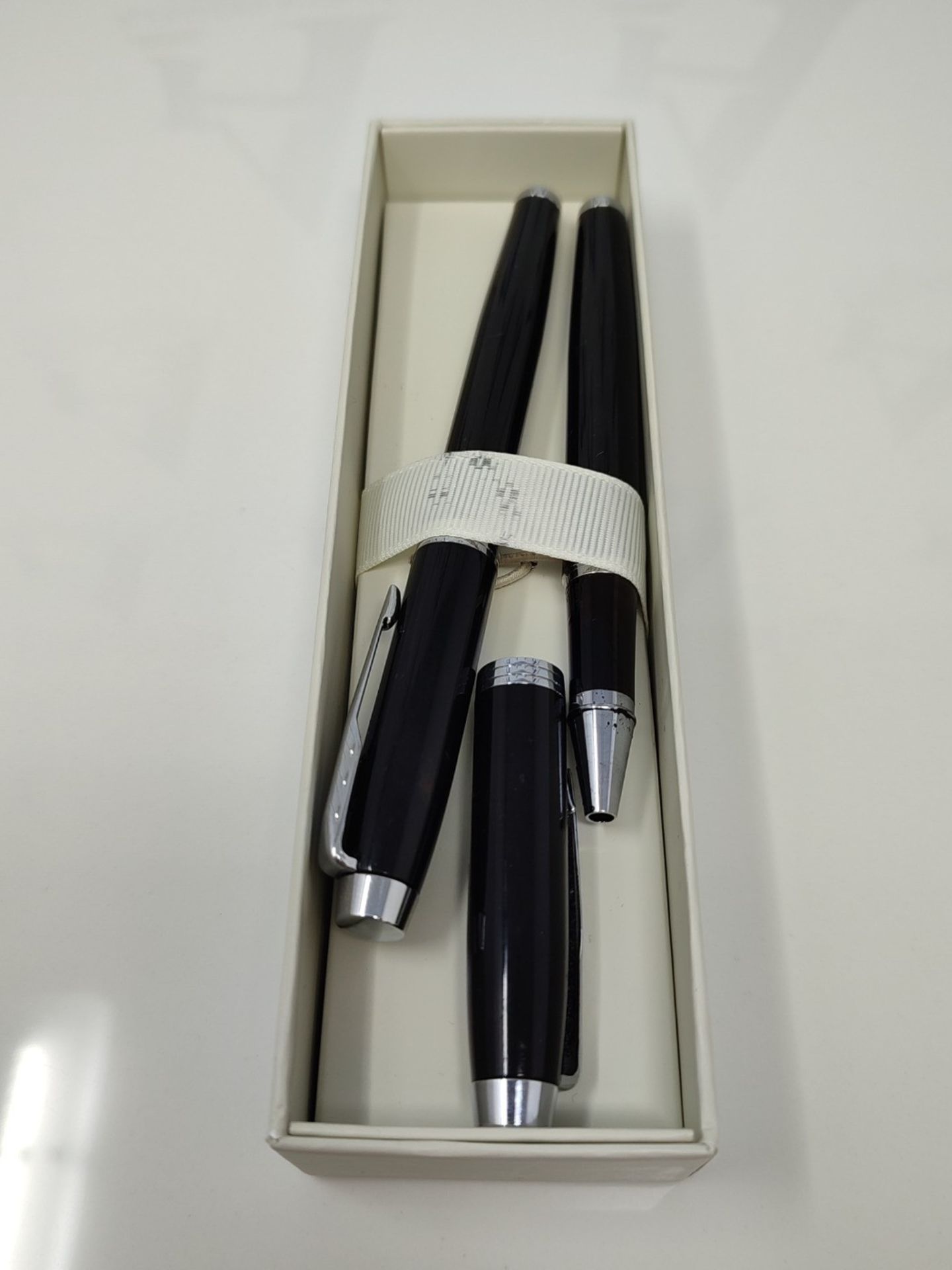 Parker IM Rollerball Pen | Black Lacquer with Chrome Trim | Fine Point Black Ink | Gif - Bild 3 aus 3