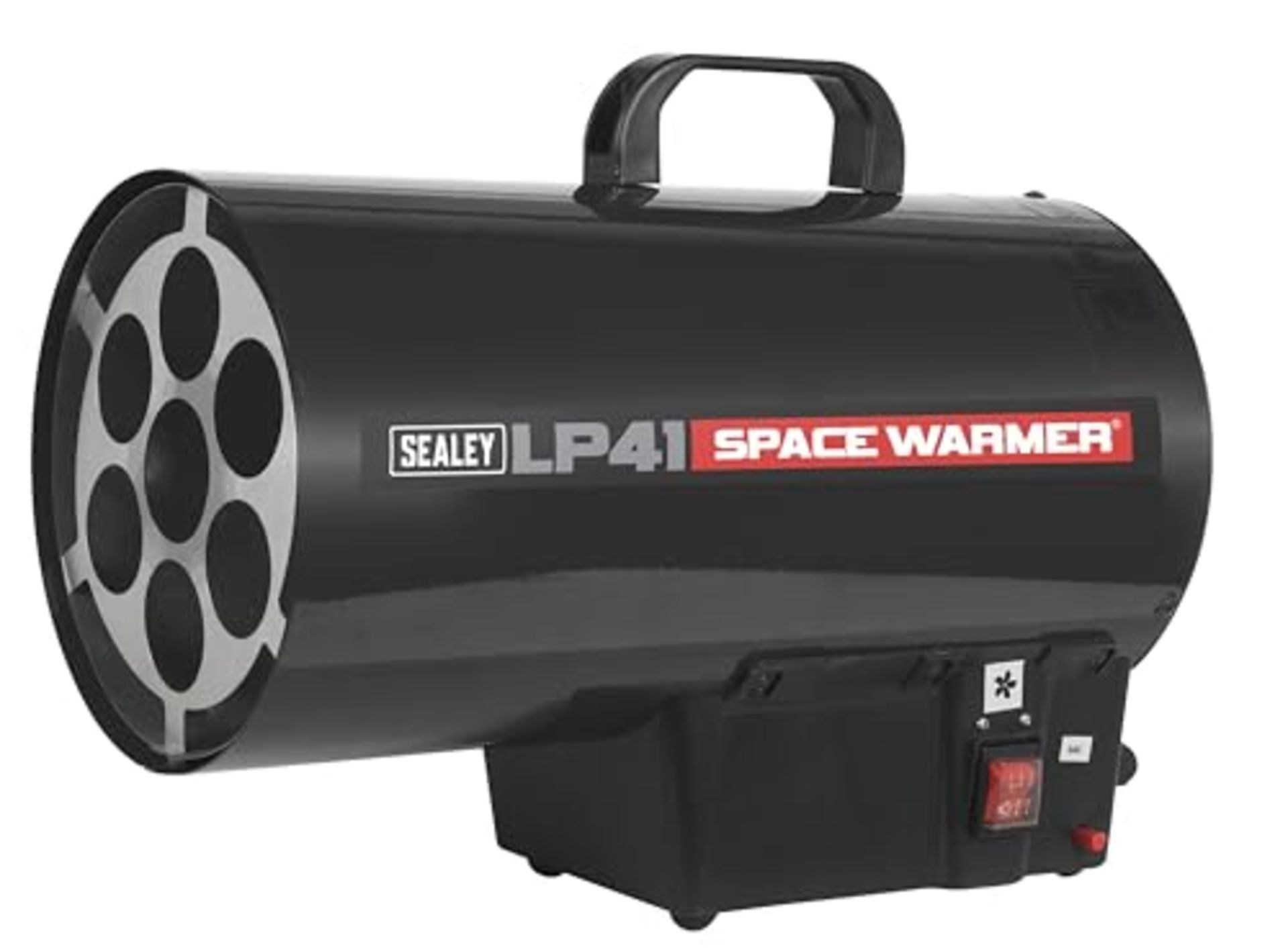 RRP £109.00 Sealey Space Warmer Propane Heater 40,500Btu/hr - LP41,Red