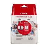 Canon Genuine Ink Cartridges PG-545XL/C-546 XL + Photo Paper Value Pack For Selected T
