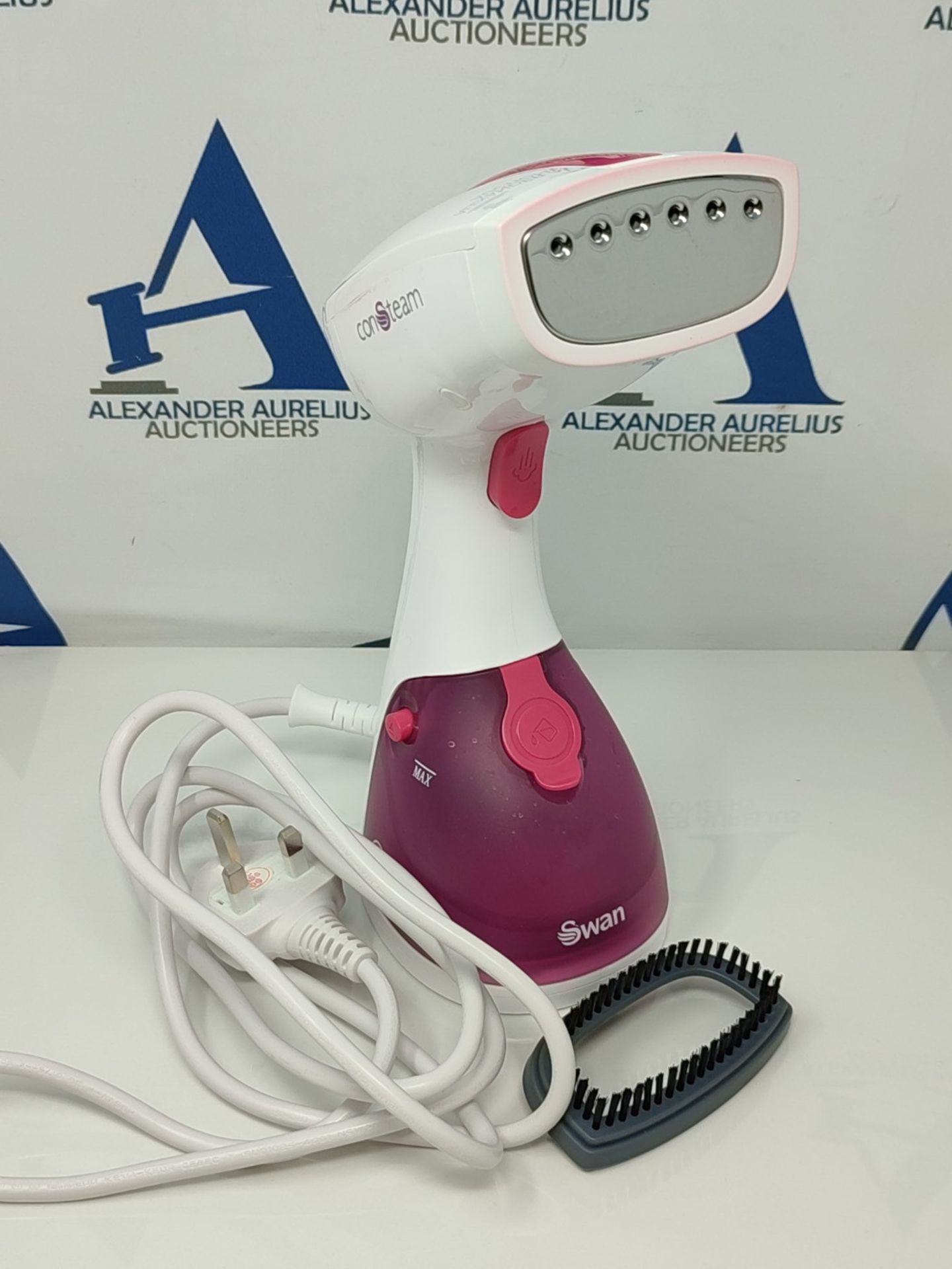 Swan, SI12020N, Handheld Garment Steamer, Lightweight and Compact, 1100W, Iron, Pink - Bild 3 aus 3