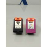 304 Ink Cartridges Combo Pack 304 XL Black and Colour Remanufactured for HP 304XL Ink