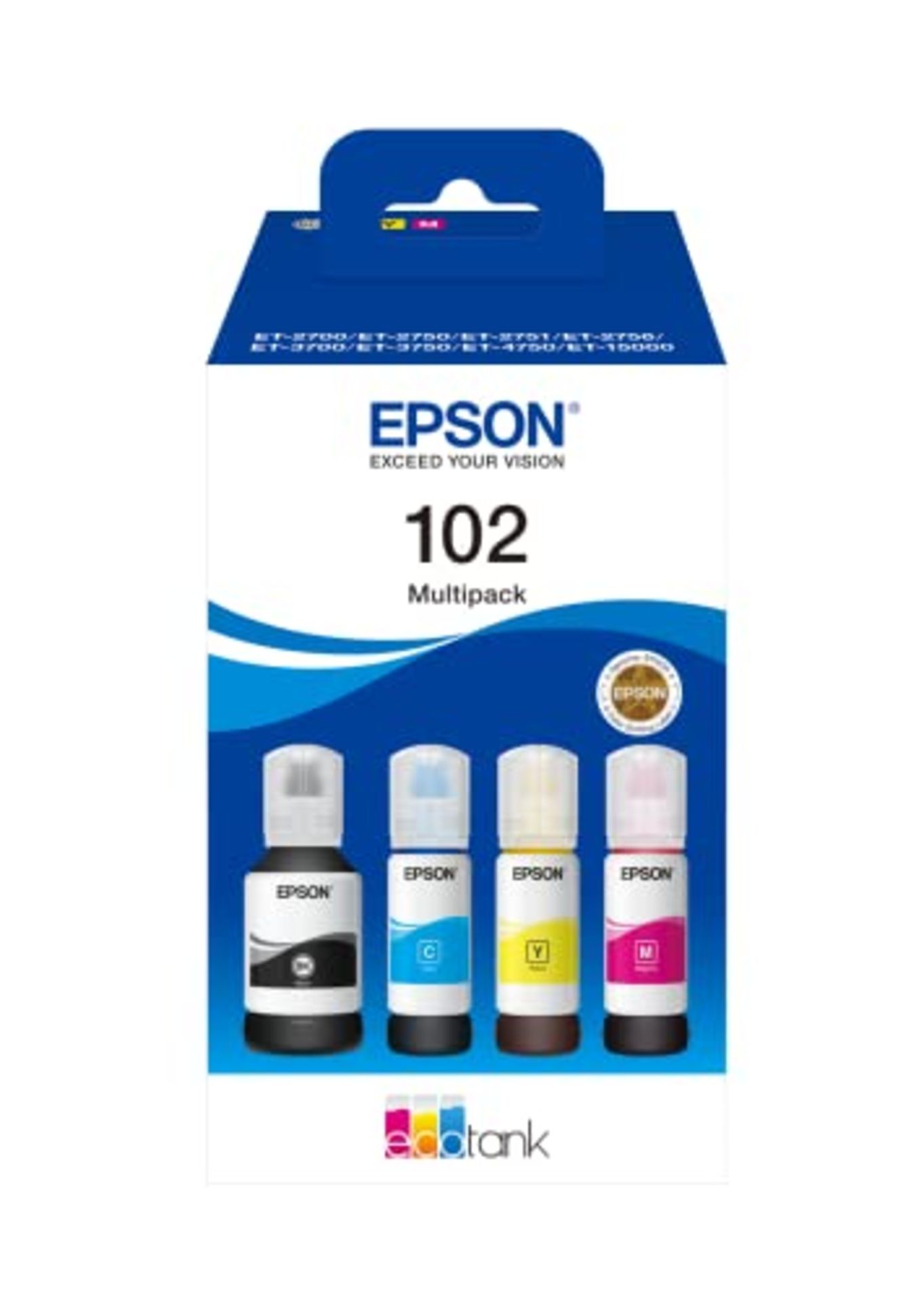 Epson EcoTank 102 Genuine Multipack Ink Bottles