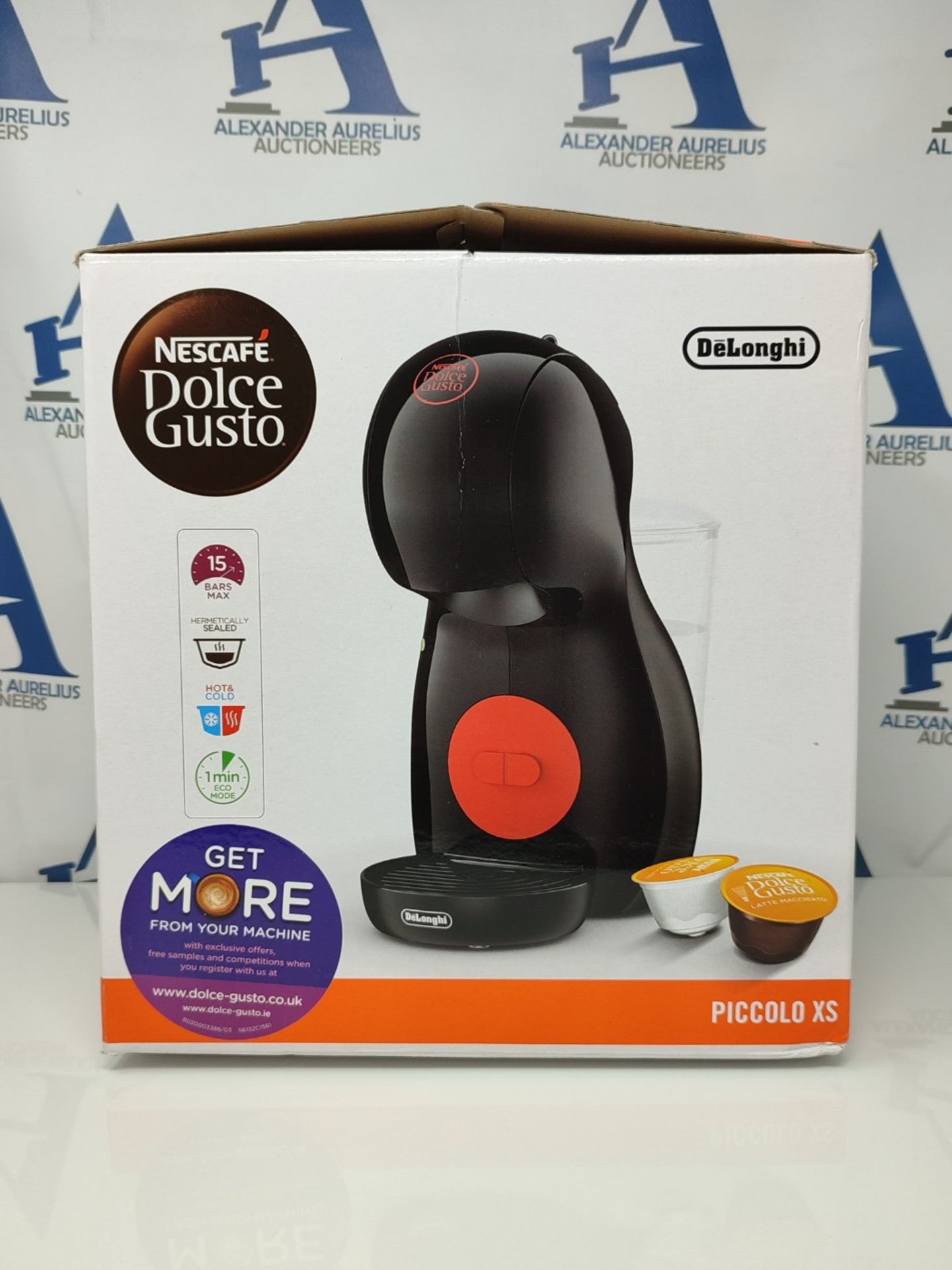 RRP £80.00 DeLonghi Nescafé Dolce Gusto Piccolo XS Pod Capsule Coffee Machine, Espresso, Cappucc - Bild 2 aus 3