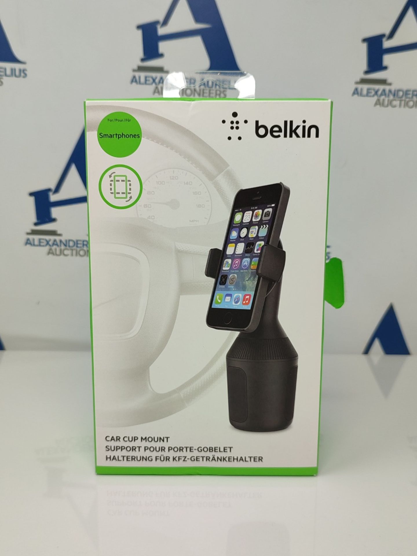 Belkin Car Cup Mount For Smartphones (Cup Holder Mount Compatible With iPhone 14/14 Pl - Bild 2 aus 3