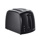 Russell Hobbs 21641 Textures 2-Slice Toaster, 700 - 850 W, Black