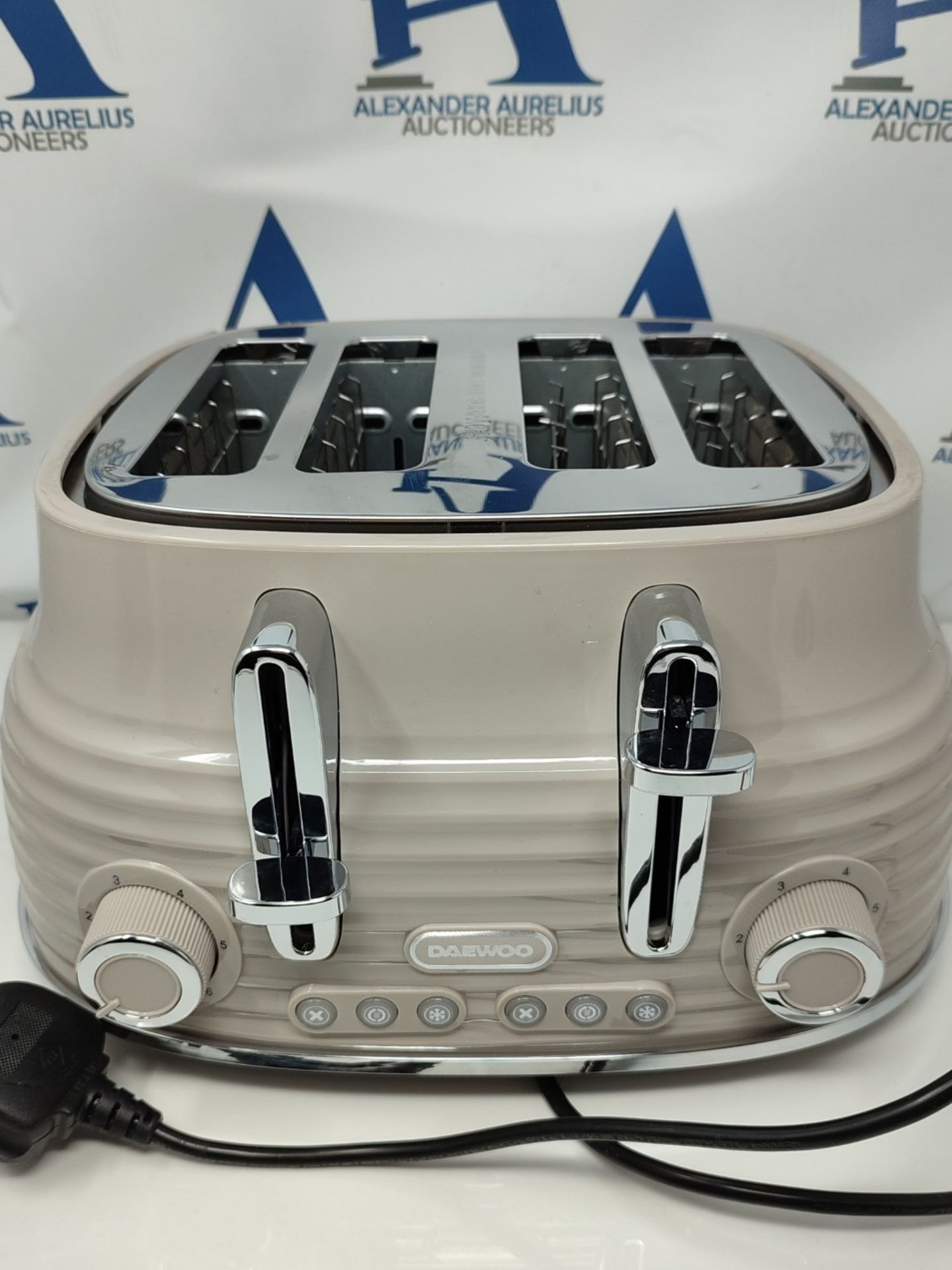 RRP £59.00 Daewoo Sienna Collection 4 Slice Toaster, Adjustable Browning Controls, Cancel, Defros - Image 2 of 2