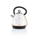 RRP £57.00 Swan Tribeca, 1.7 Litre Pyramid Kettle, Rapid Boil, Detachable Water Filter, Glamour 2