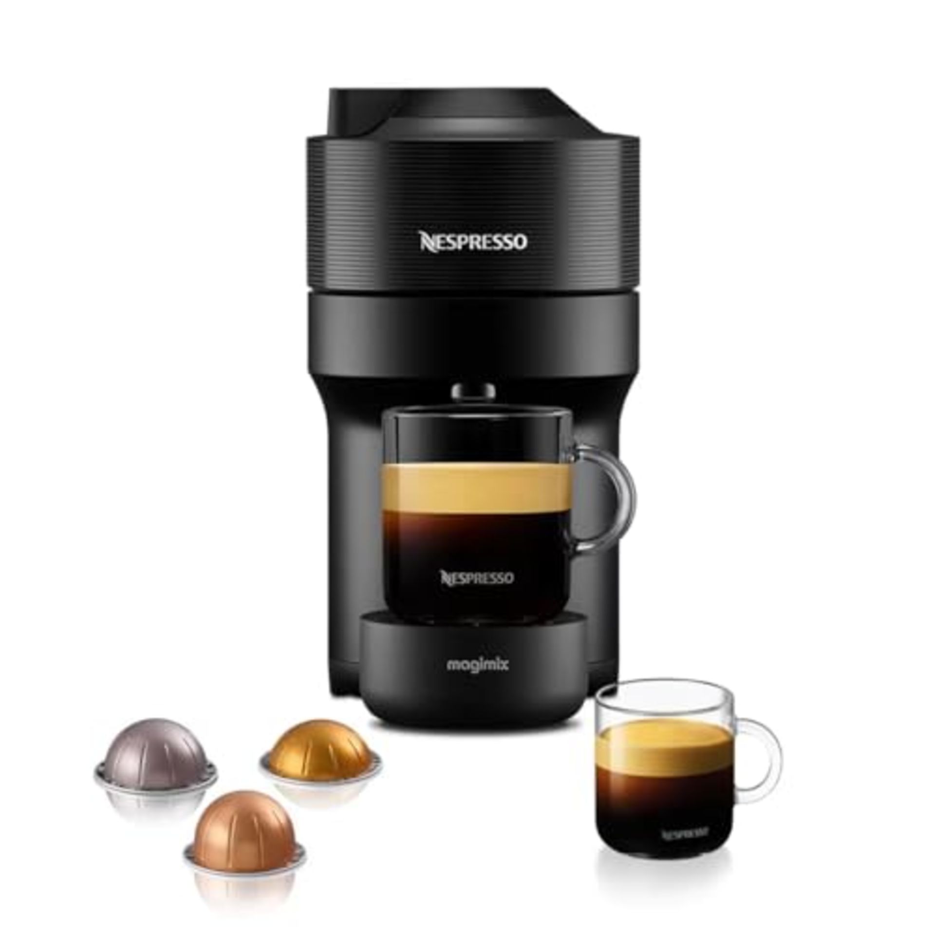 RRP £82.00 Nespresso Vertuo Pop Automatic Pod Coffee Machine for Americano, Decaf, Espresso by Ma