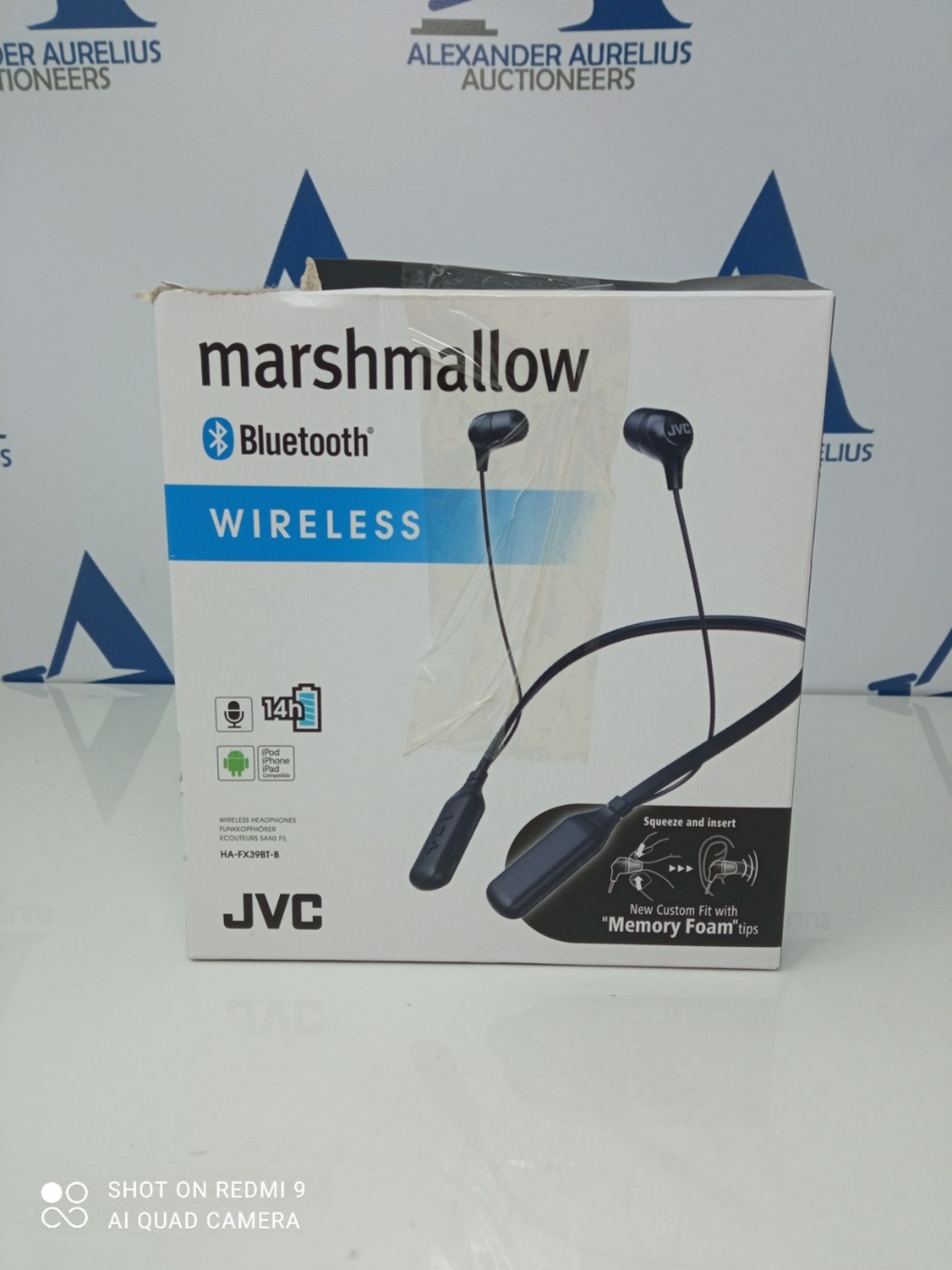 JVC Marshmallow Wireless Bluetooth Sports In Ear Headphones Earphones with Neckband, B - Bild 2 aus 3