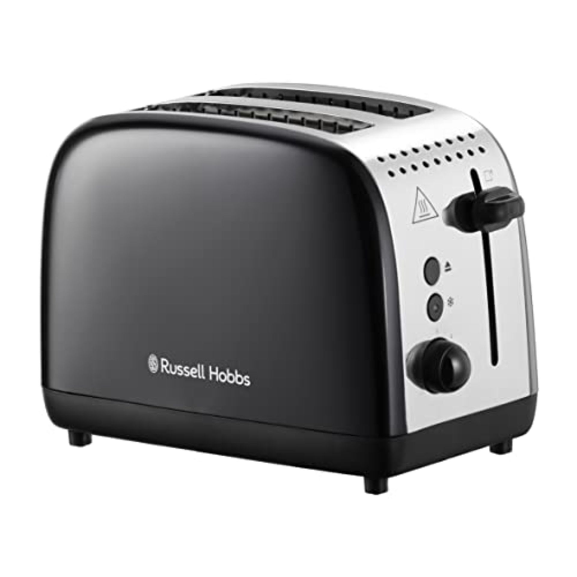 Russell Hobbs 26550 Stainless Steel 2 Slice Toaster, Black