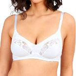 Sans complexe, Coton D'Arum Soutien Gorge Classique Sans Armatures Femme, Blanc (Blanc