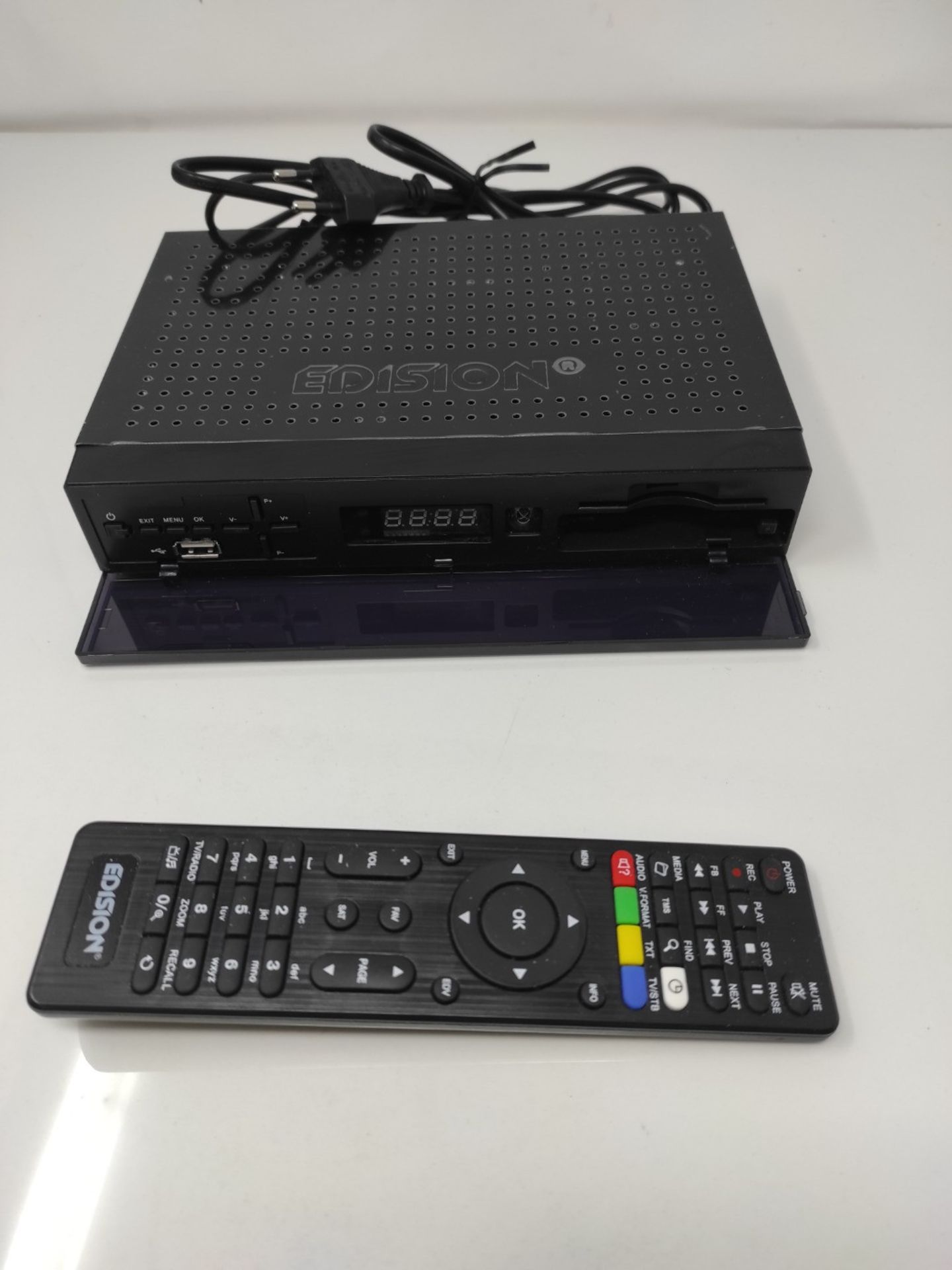 RRP £59.00 Edision PICCOLLO S2+T2/C Combo Receiver H.265/HEVC (DVB-S2, DVB-T2, DVB-C,) CI Full HD - Bild 3 aus 3