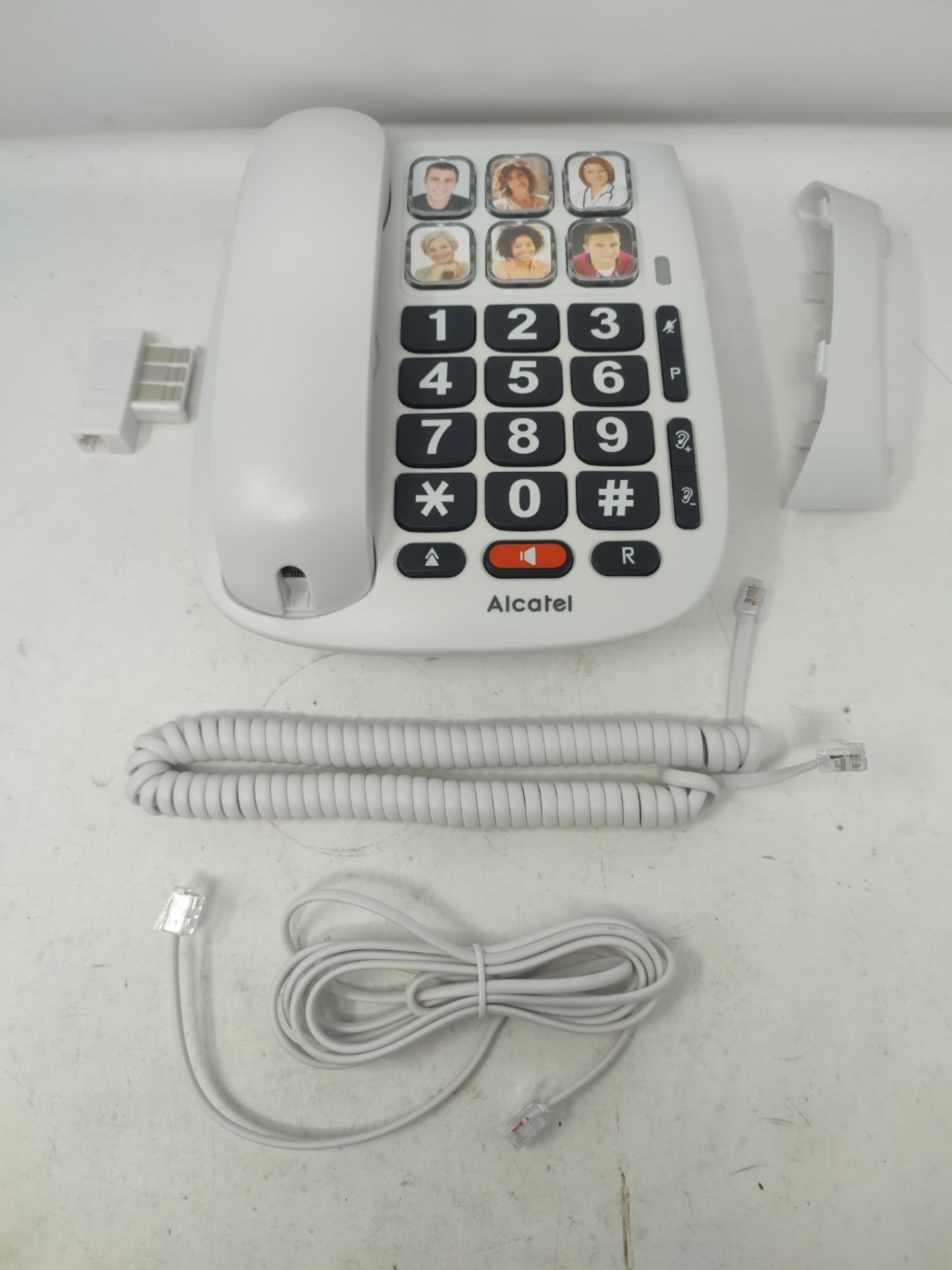 Alcatel Max 10 Corded Phone for Seniors White. - Bild 3 aus 3