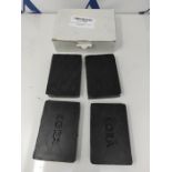 Kora Set of 4 rubber blocks, 120 x 80 x 20 mm