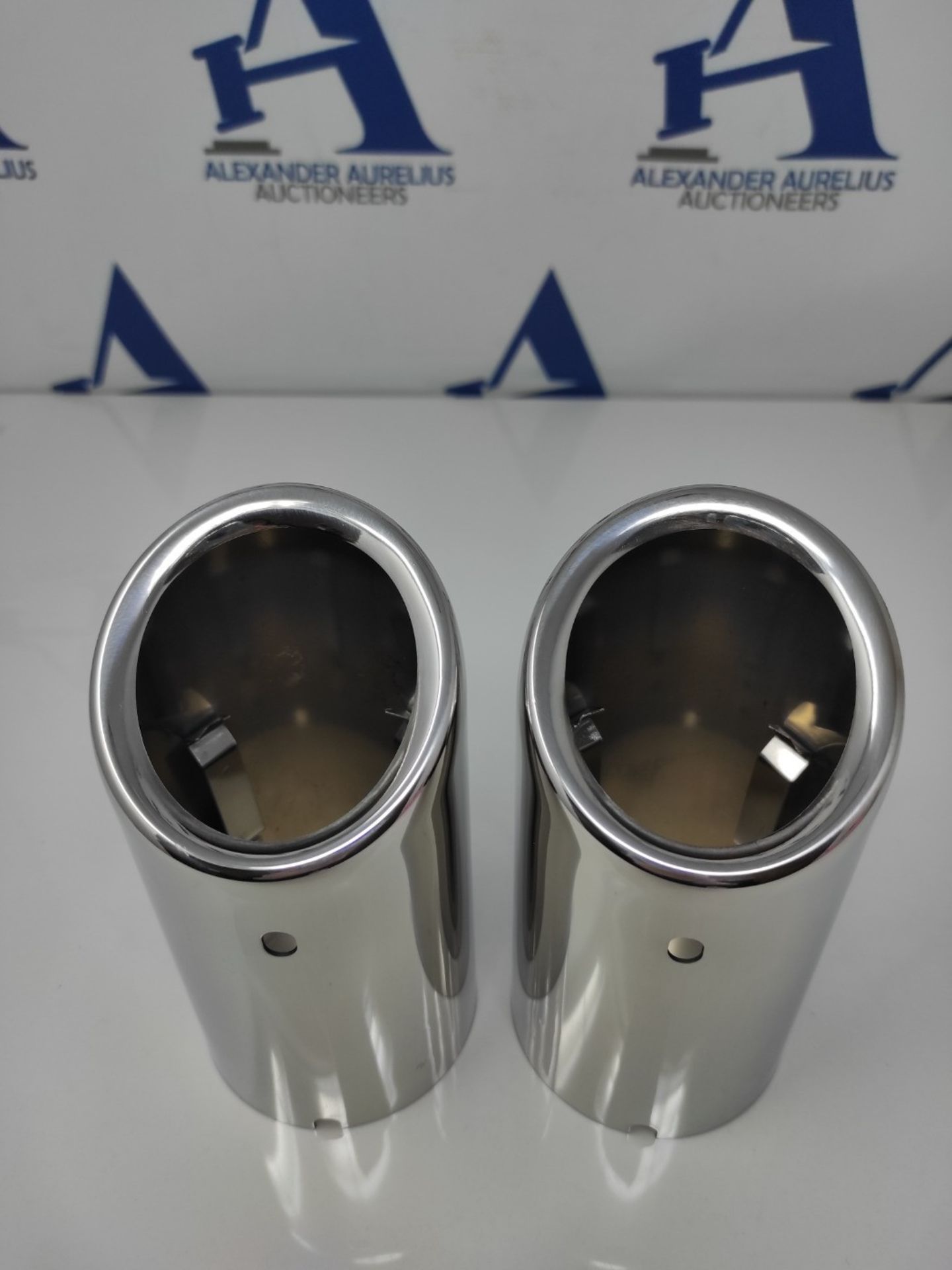 Exhaust Tail Pipe, 1 Pair 67mm Stainless Steel Exhaust Pipe Ends Car Exhaust Tail Pipe