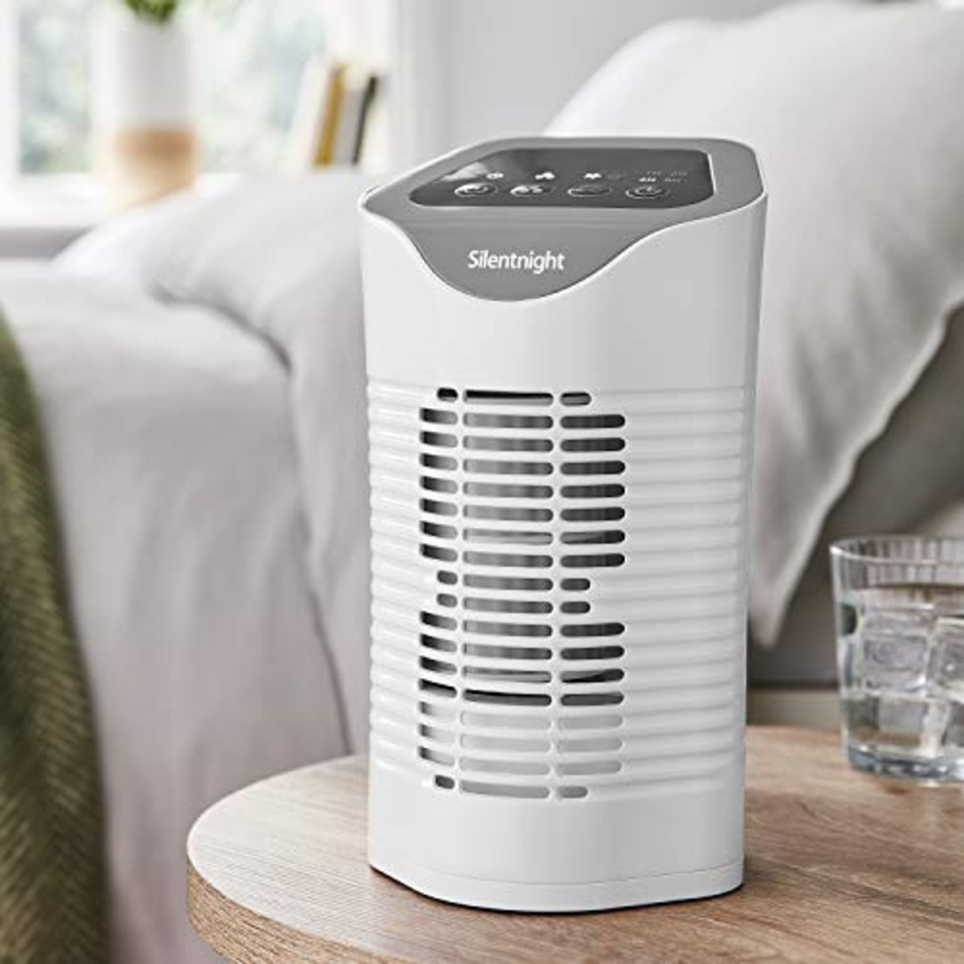 Silentnight Air Purifier with HEPA & Carbon Filters, Air Cleaner for Allergies, Pollen