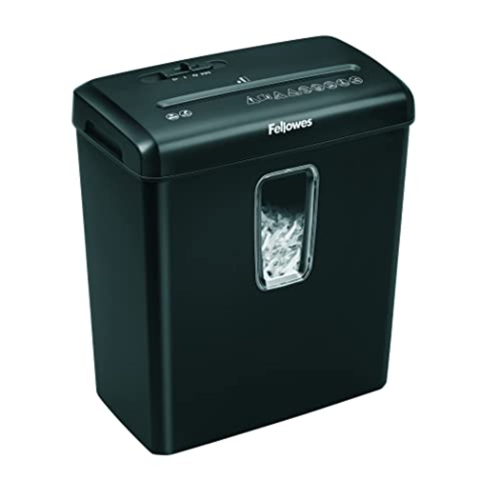 Fellowes Paper Shredder for Home Use - 6 Sheet Cross Cut Paper Shredder for Home and P