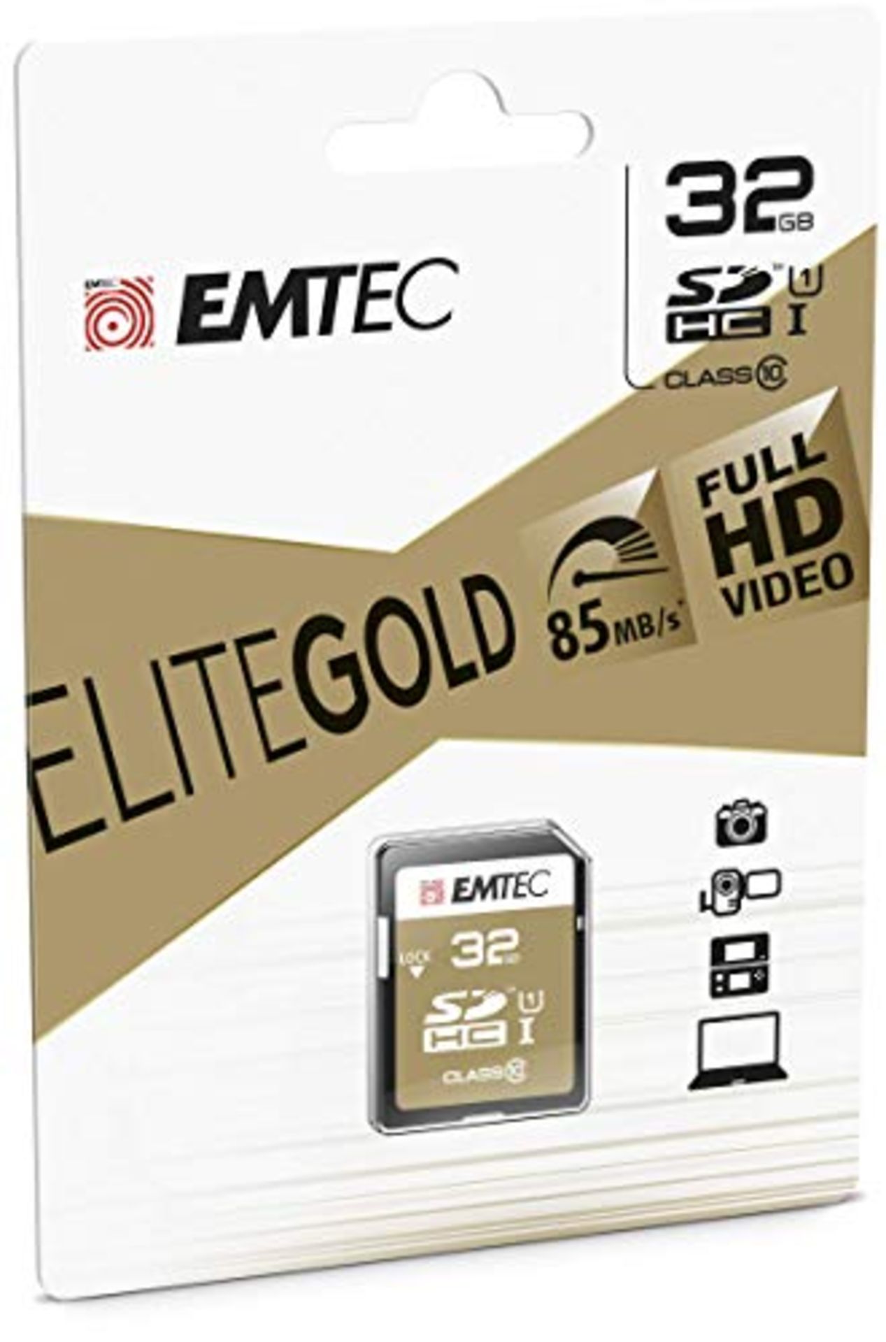 Emtec ECMSD32GHC10GP SDHC Class 10 UHS-I U1