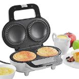 Salter EK4082 XL Double Pie Maker - Twin Deep-Fill Pie Machine, Non-Stick & Crimp-Edge