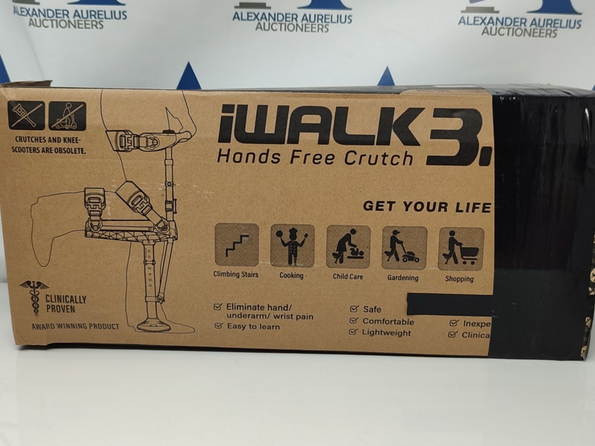 RRP £137.00 iWALK3.0 Hands Free Crutch - Pain Free Knee Crutch - Alternative to Crutches and Knee - Bild 2 aus 2