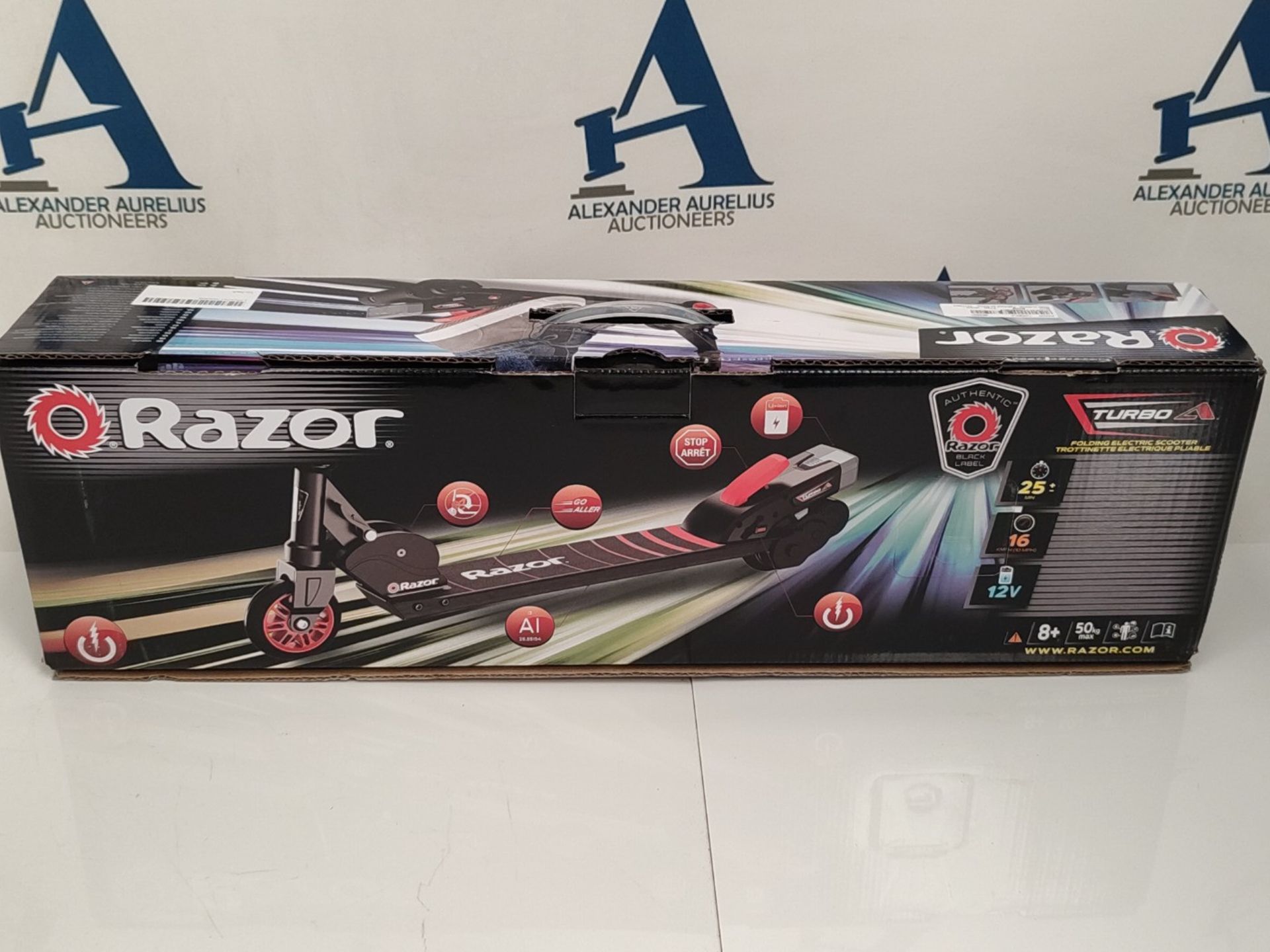 RRP £135.00 Razor Turbo A electric Scooter, Black, One Size - Bild 2 aus 3