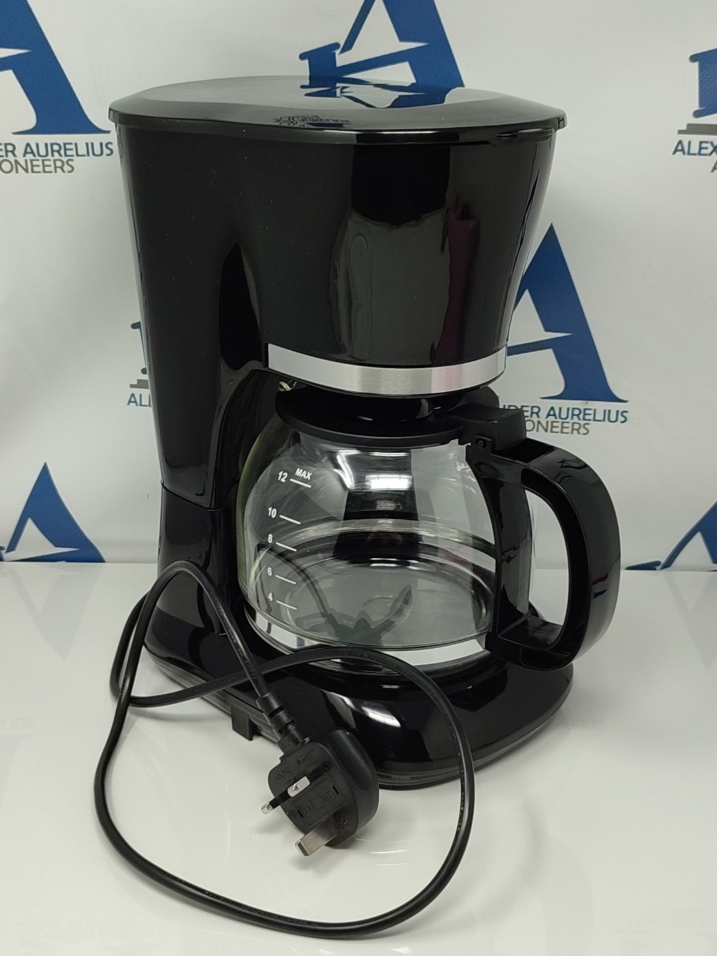 GEEPAS 1.5L Filter Coffee Machine | 800W Coffee Maker for Instant Coffee, Espresso, Ma - Bild 3 aus 3