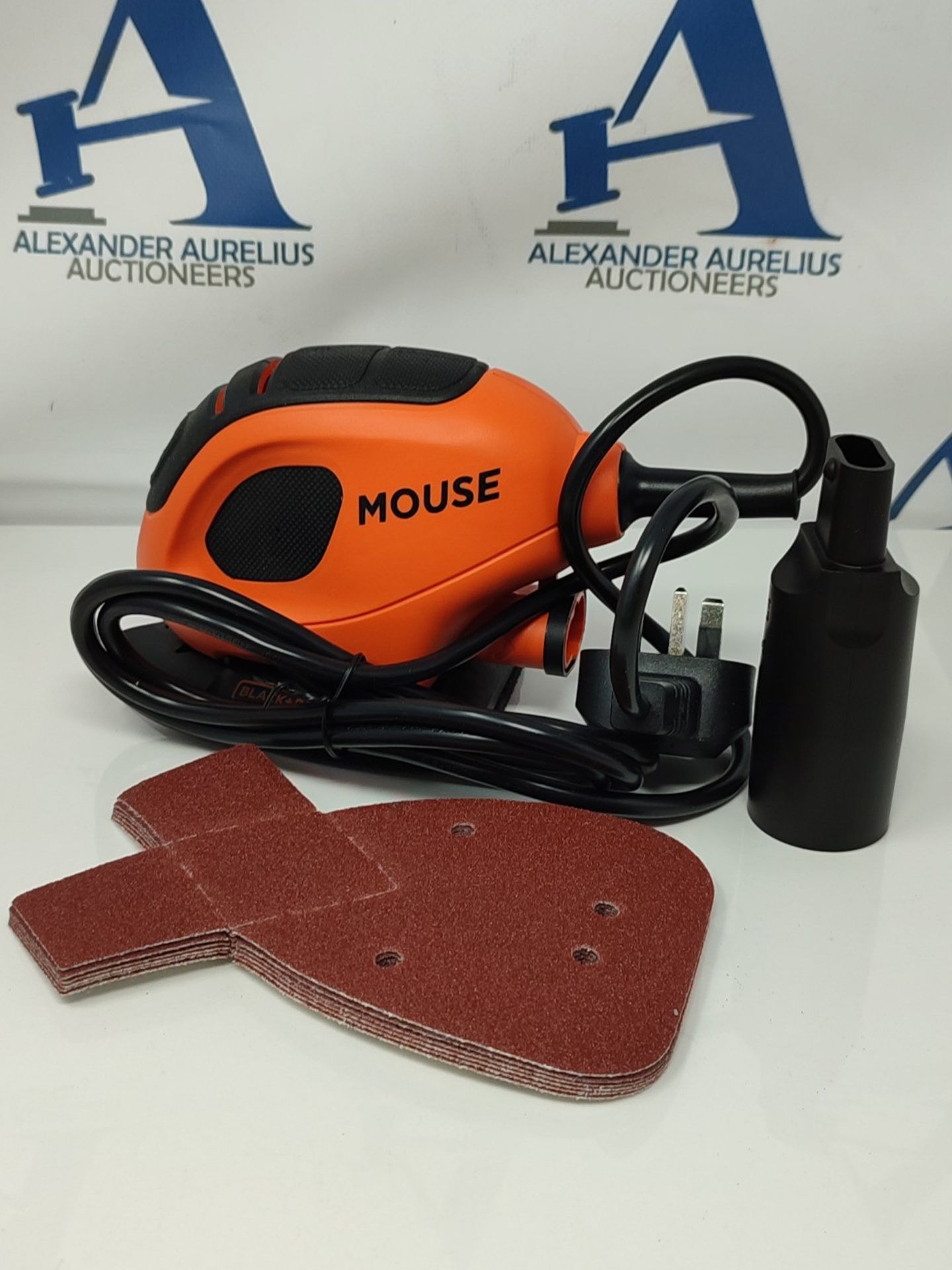 BLACK+DECKER 55 W Detail Mouse Electric Sander with 6 Sanding Sheets, BEW230-GB - Image 3 of 3