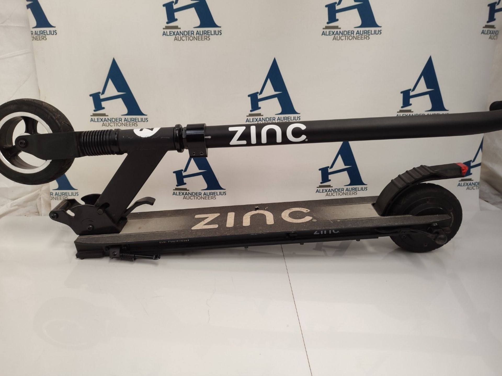 RRP £250.00 Zinc Unisex Kick E-scooter Folding Electric Eco Scooter - Black [ without charger ] - Bild 2 aus 3