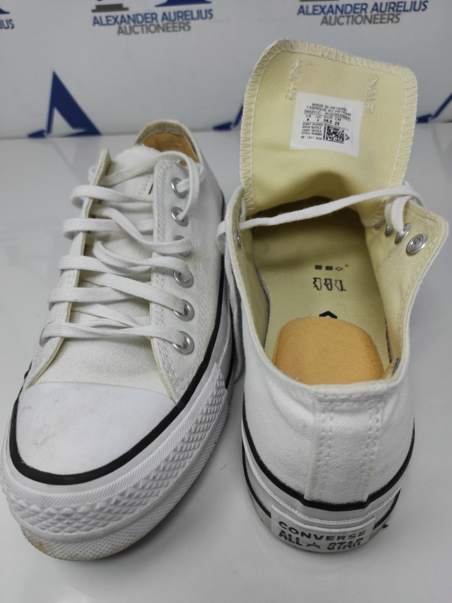RRP £120.00 Converse White All Stars Sneakers - Image 2 of 2