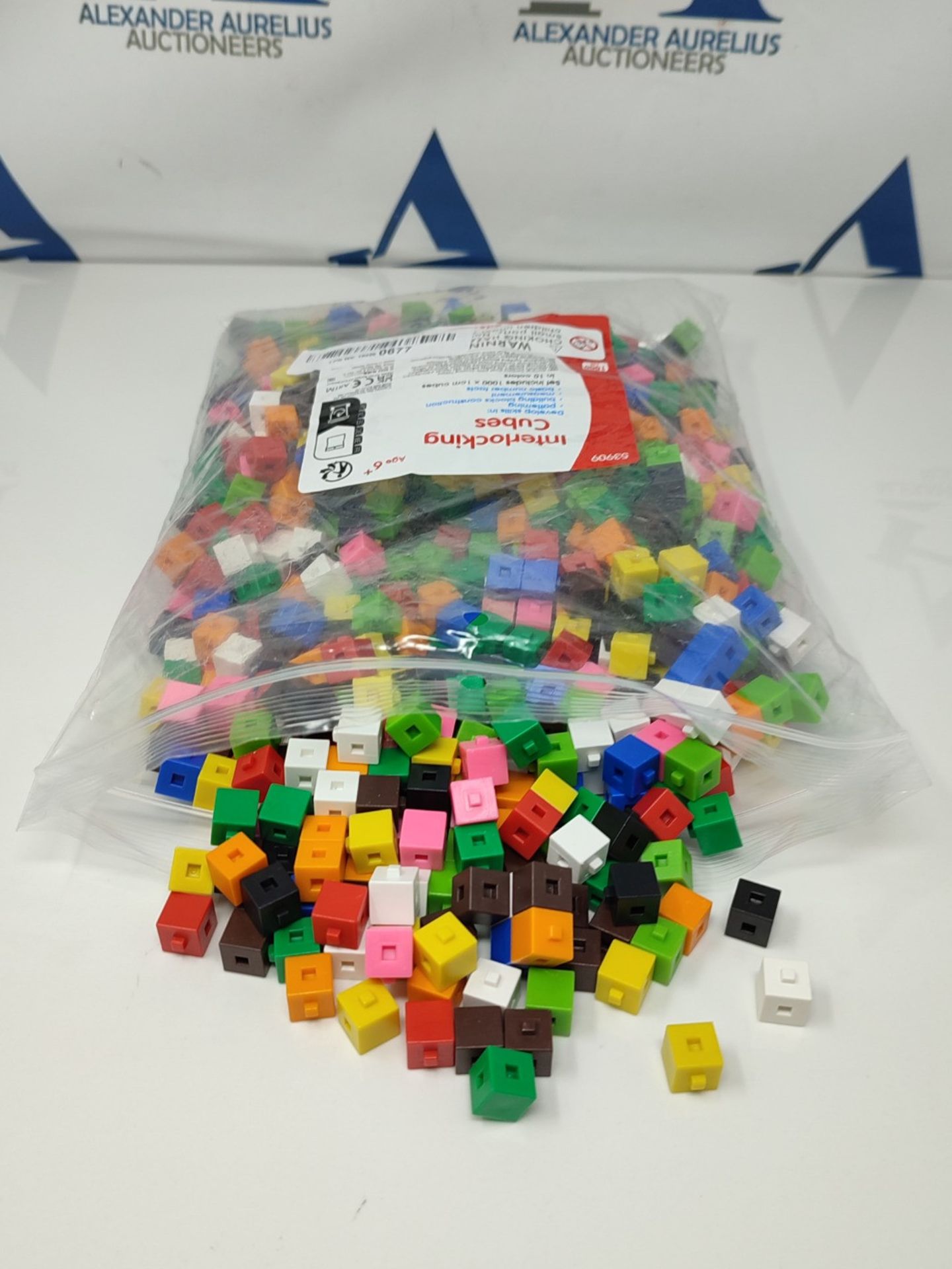 EDX Education 53909 Interlocking Cube, Set of 1000 x 1 cm cubes - Image 2 of 3