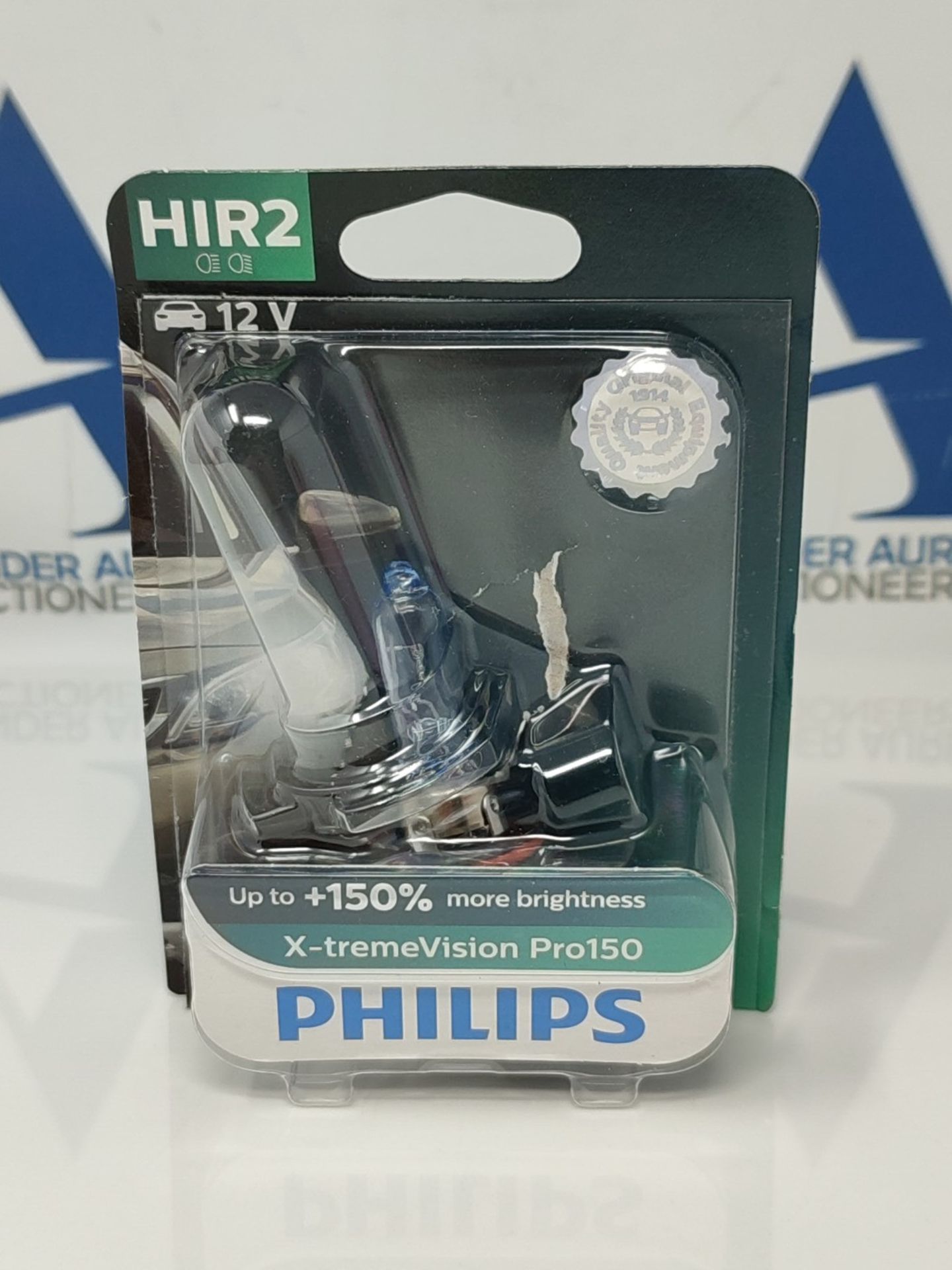 Philips X-tremeVision Pro150 HIR2 car headlight bulb +150%, single blister - Image 2 of 3