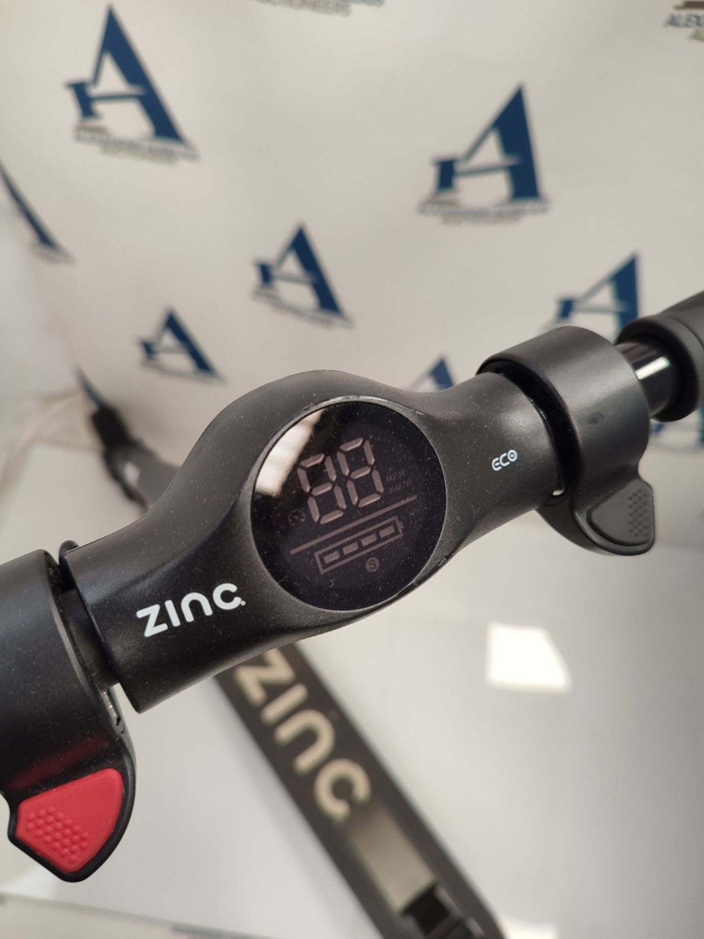 RRP £250.00 Zinc Unisex Kick E-scooter Folding Electric Eco Scooter - Black [ without charger ] - Bild 3 aus 3
