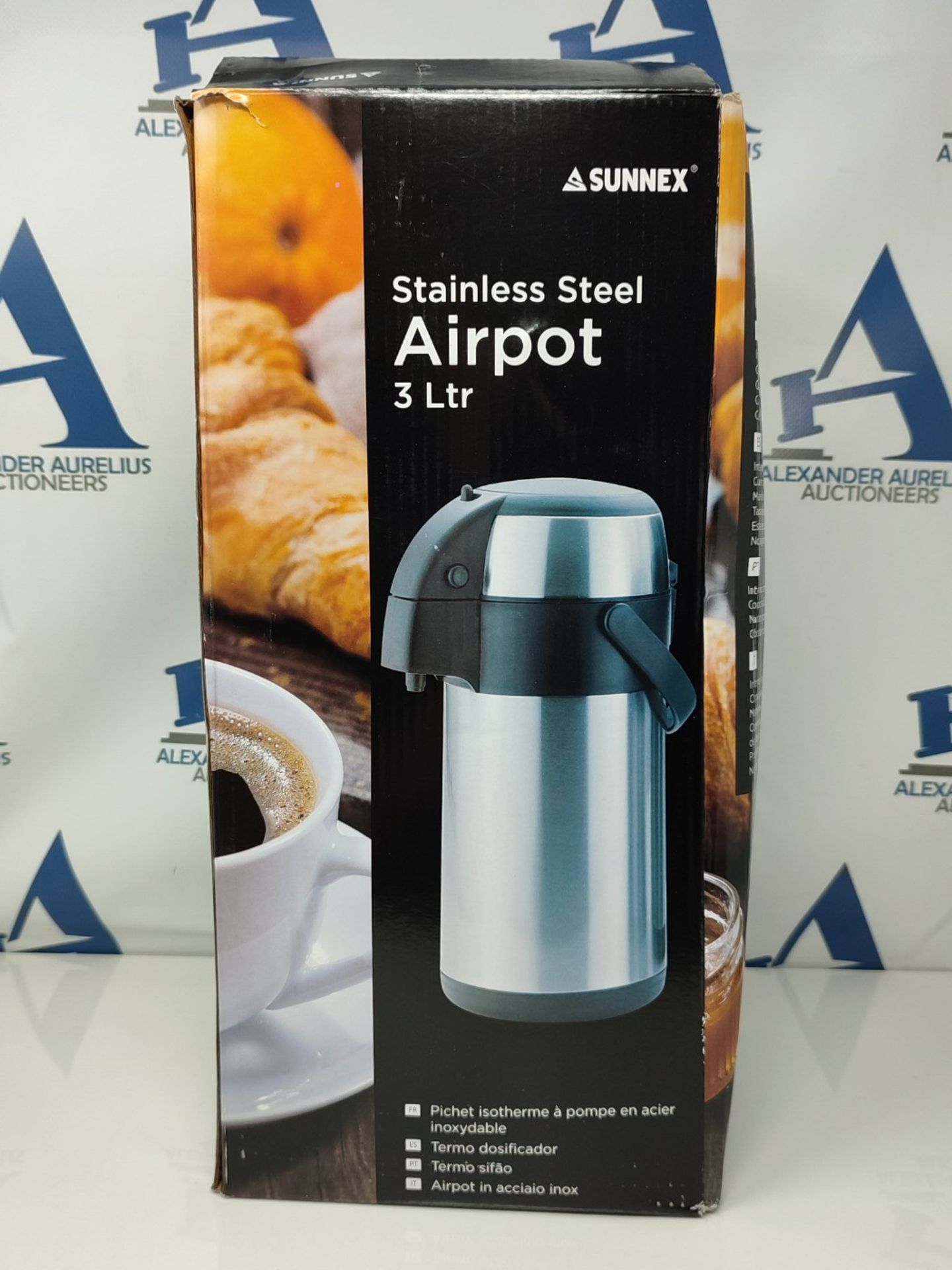 Zodiac ZODC10007-3 Airpot Stainless Steel 3.0 LTR - Bild 2 aus 3