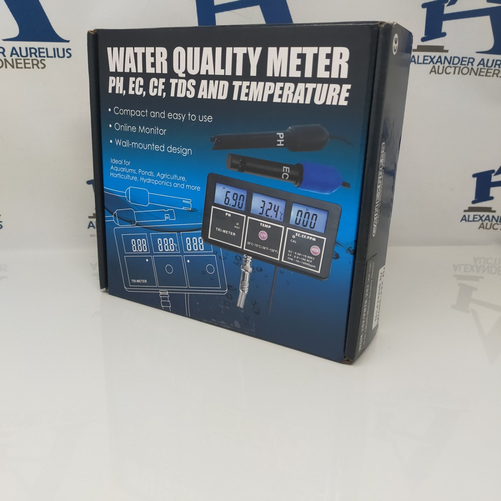RRP £80.00 5-in-1 Water Quality Multi-parameter PH EC CF TDS (ppm) Temperature Test Meter Backlig