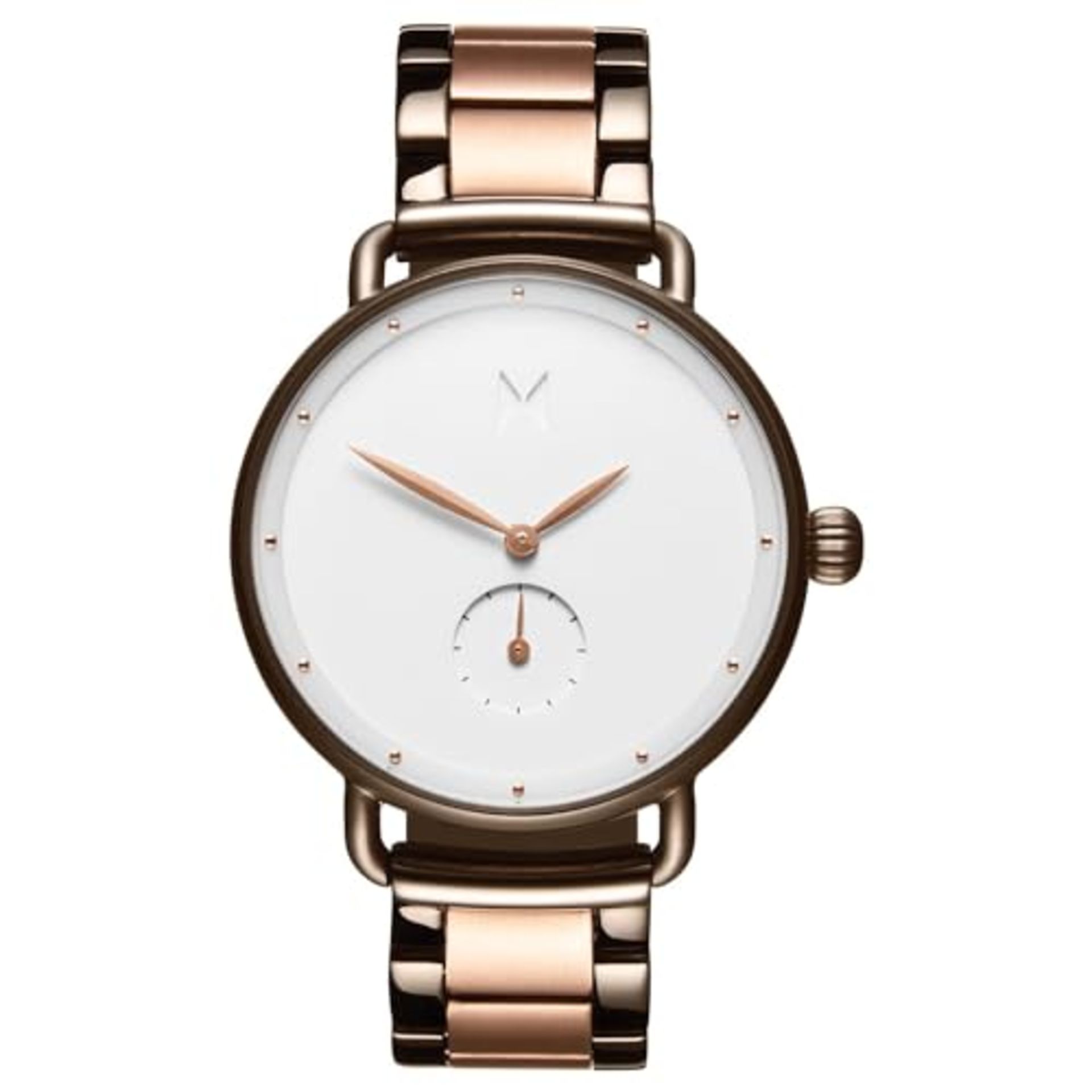 RRP £75.00 MVMT women's analogue quartz watch with stainless steel bracelet D-FR01-TIRGW