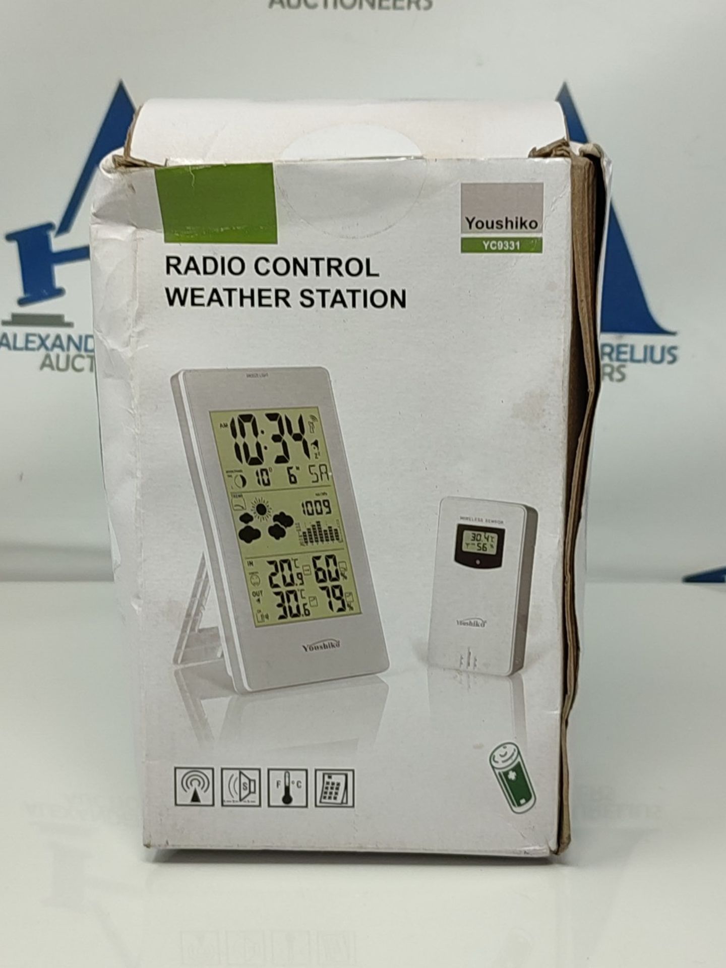 Youshiko YC9331 (Official UK 2023 Version) Wireless Weather Station, Radio Controlled