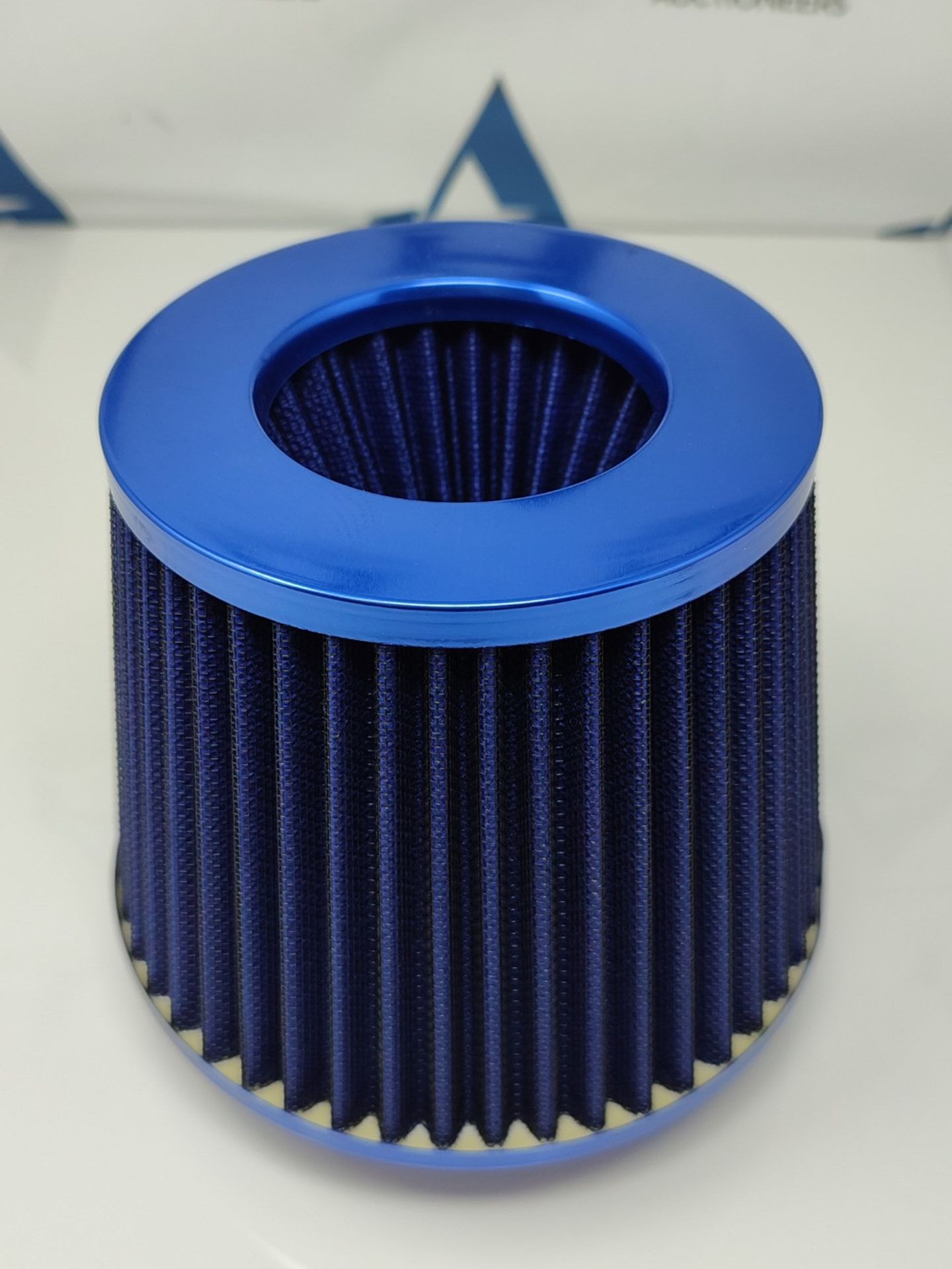 Pindex Cold Air Intake Filter: 3" Air Induction Kit Cold Air Filter Kit with Alumimum - Bild 2 aus 2