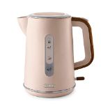 TOWER T10037PCLY Jug Kettle with Rapid Boil, 1.7 L, 3000W, Pink Clay