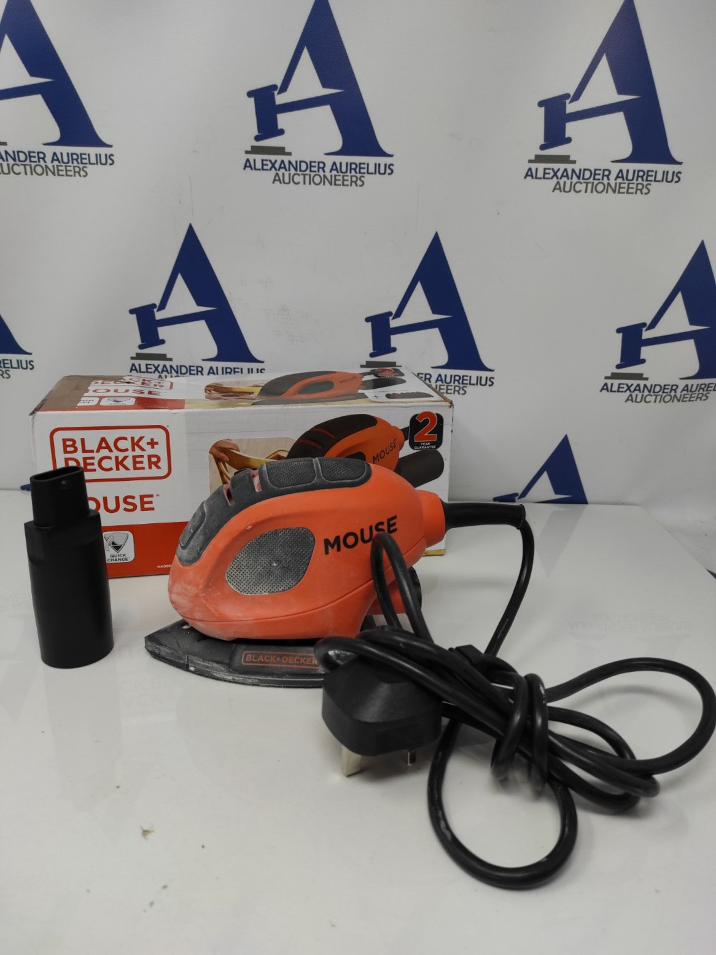 [INCOMPLETE] BLACK+DECKER 55 W Detail Mouse Electric Sander with 6 Sanding Sheets, BEW - Image 2 of 3
