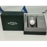 RRP £94.00 Rotary Ladies Silver Stainless Steel Watch