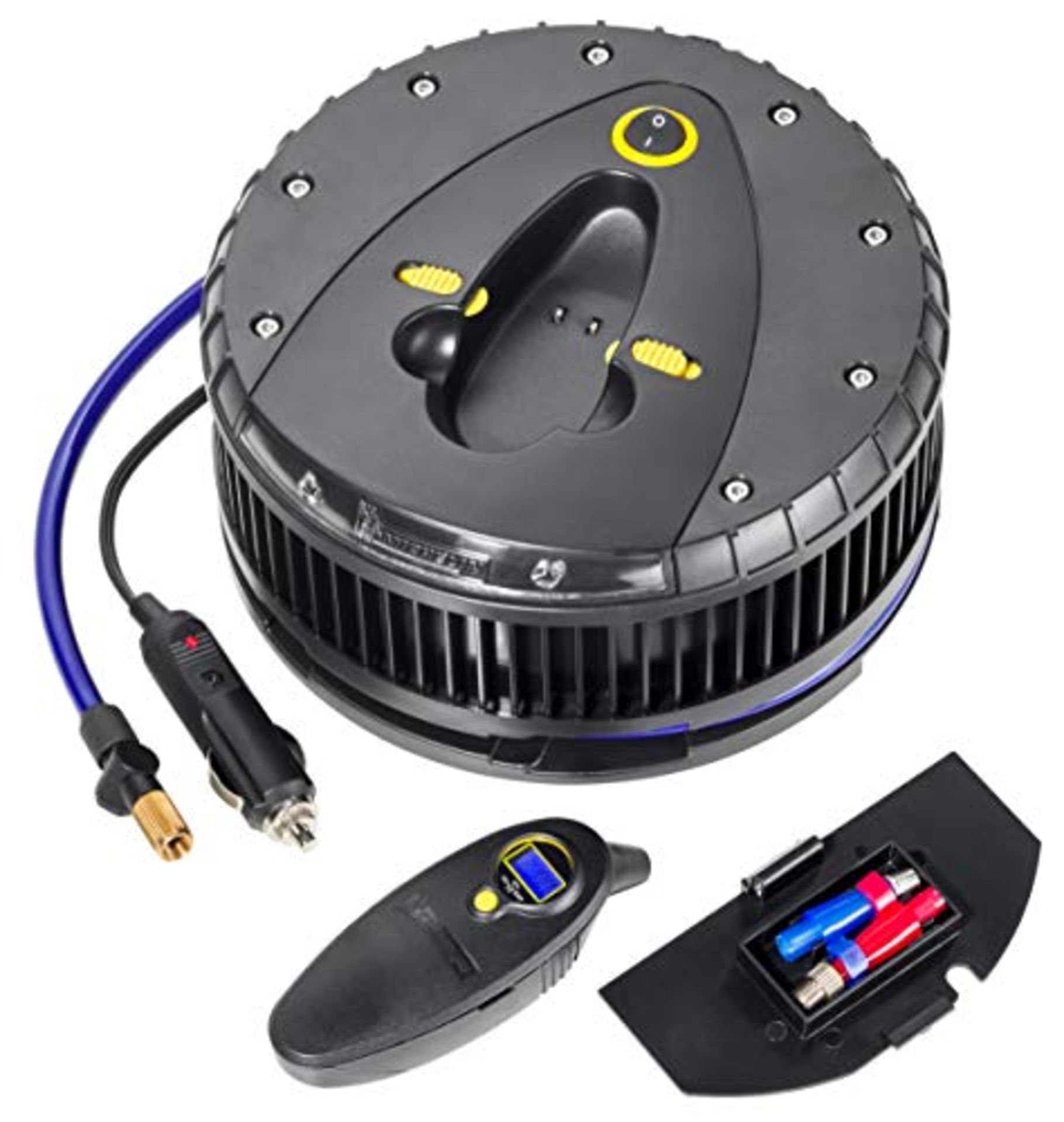 Michelin 92412 Digital high-performance compressor with LED and removable tire pressur