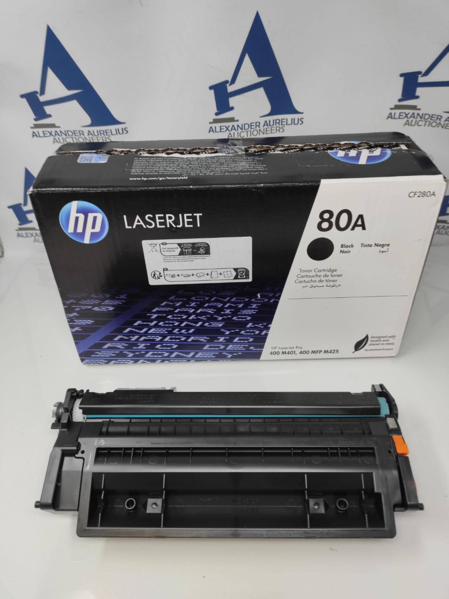 RRP £106.00 HP CF280A 80A Original LaserJet Toner Cartridge, Black, Single Pack - Bild 2 aus 2