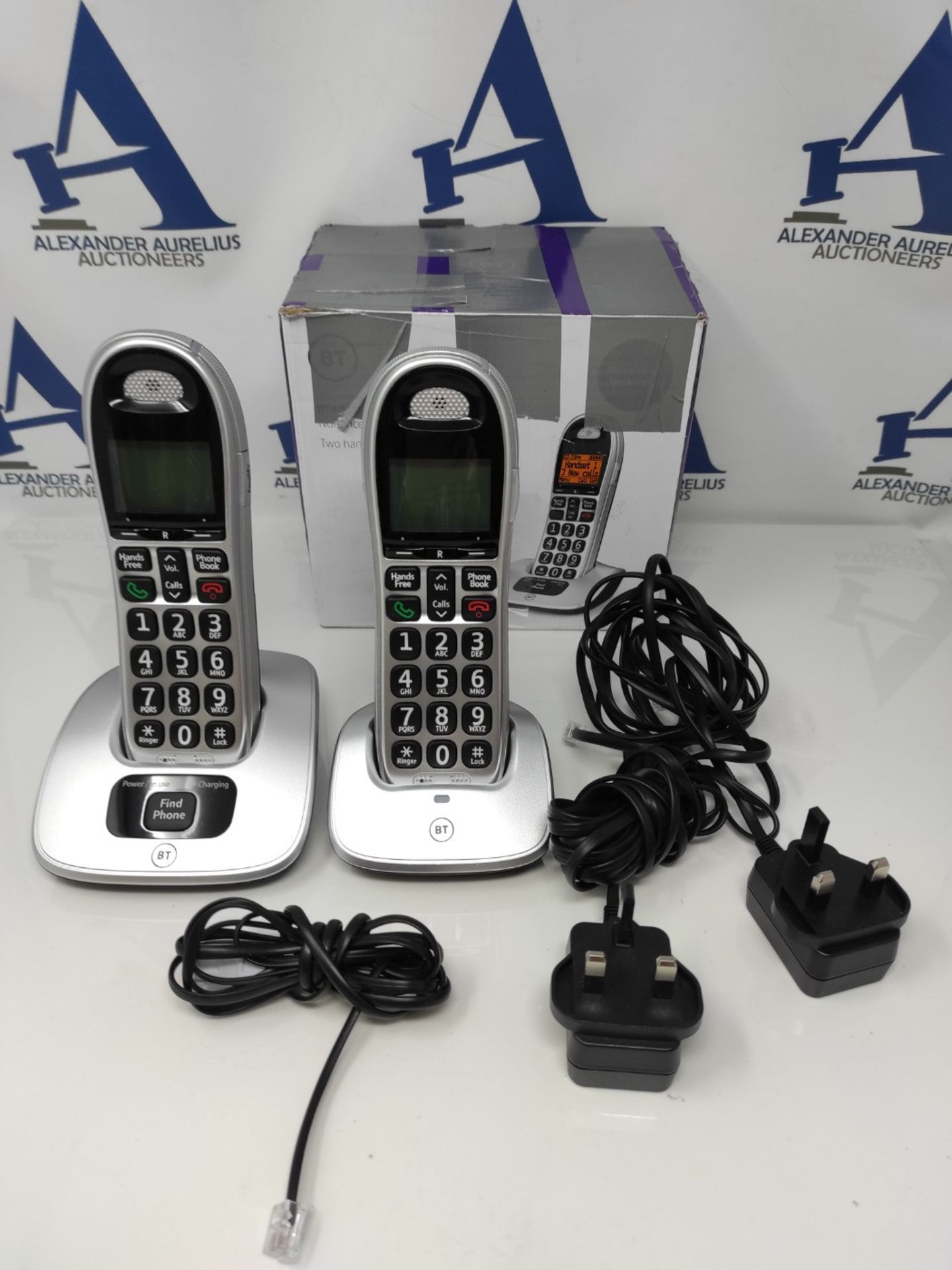 RRP £63.00 BT 4000 Cordless Landline House Phone with Big Buttons, Advanced Nuisance Call Blocker - Image 2 of 2