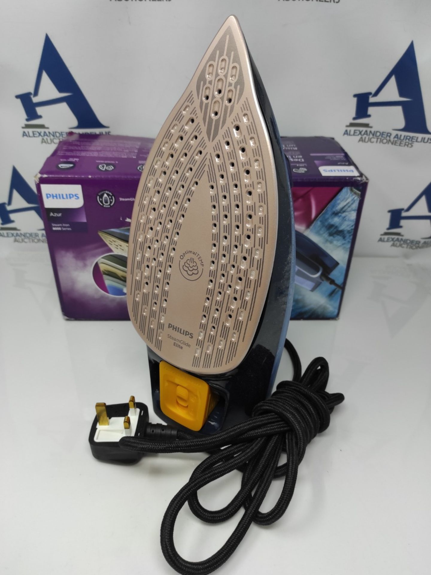 RRP £89.00 Philips Domestic Appliances Azur 8000 Series Steam Iron - 55 g/min Continuous Steam, 2 - Image 2 of 3