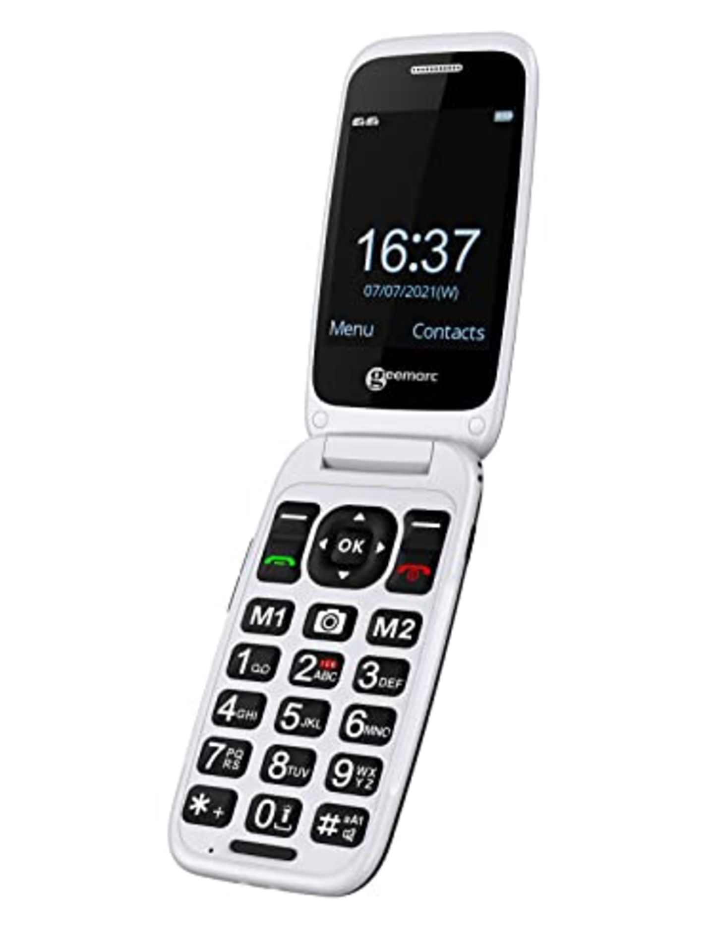 RRP £84.00 Geemarc CL8700-4G Amplified Clamshell Mobile Phone with Large Keys, SOS Function and O
