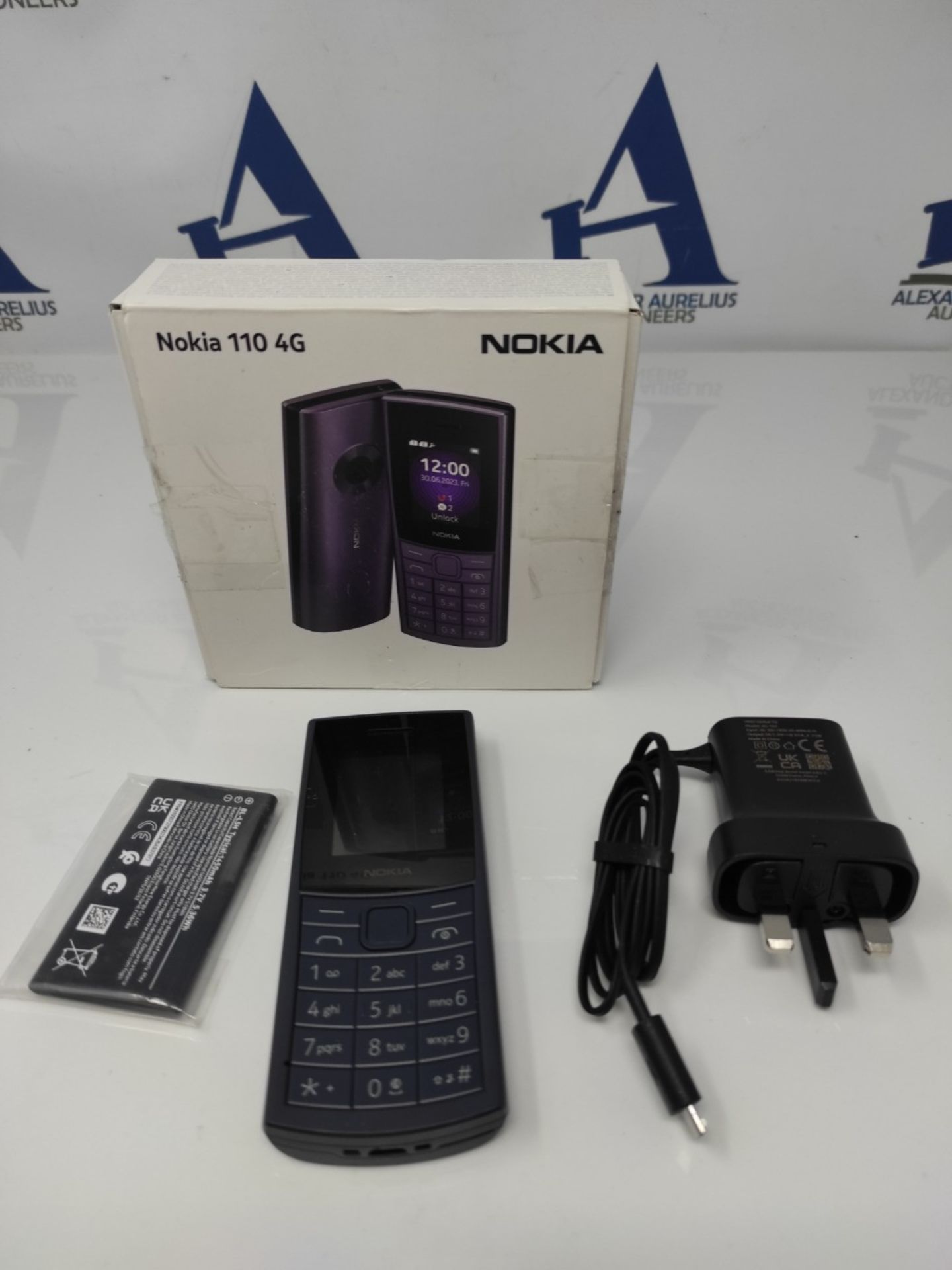 Nokia 110 4G Feature Phone with 4G, Camera, Bluetooth, FM radio, MP3 player, MicroSD, - Bild 2 aus 2