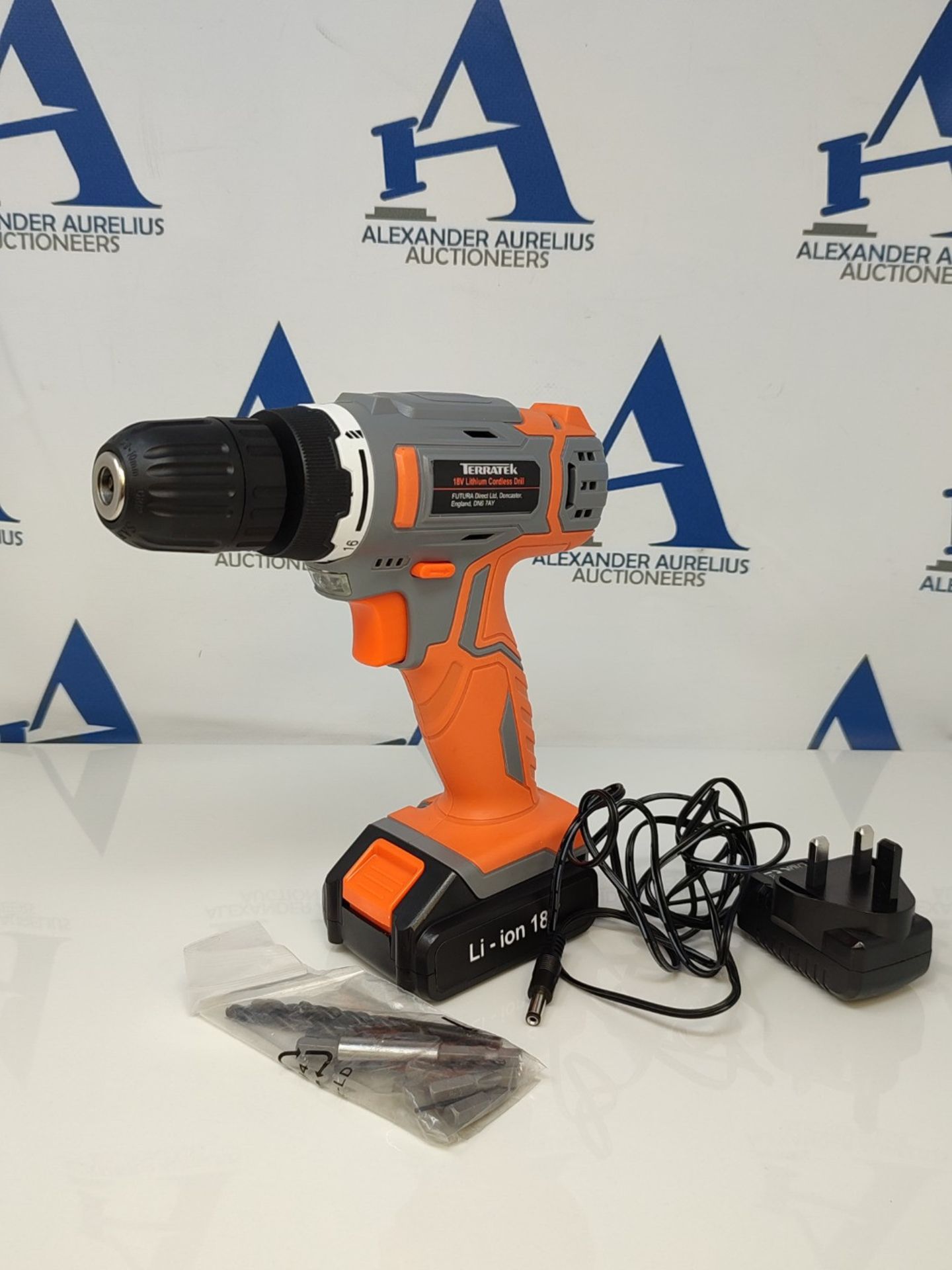 Terratek 13Pc Cordless Drill Driver 18V/20V-Max Lithium-Ion, Electric Screwdriver, Acc - Image 2 of 2