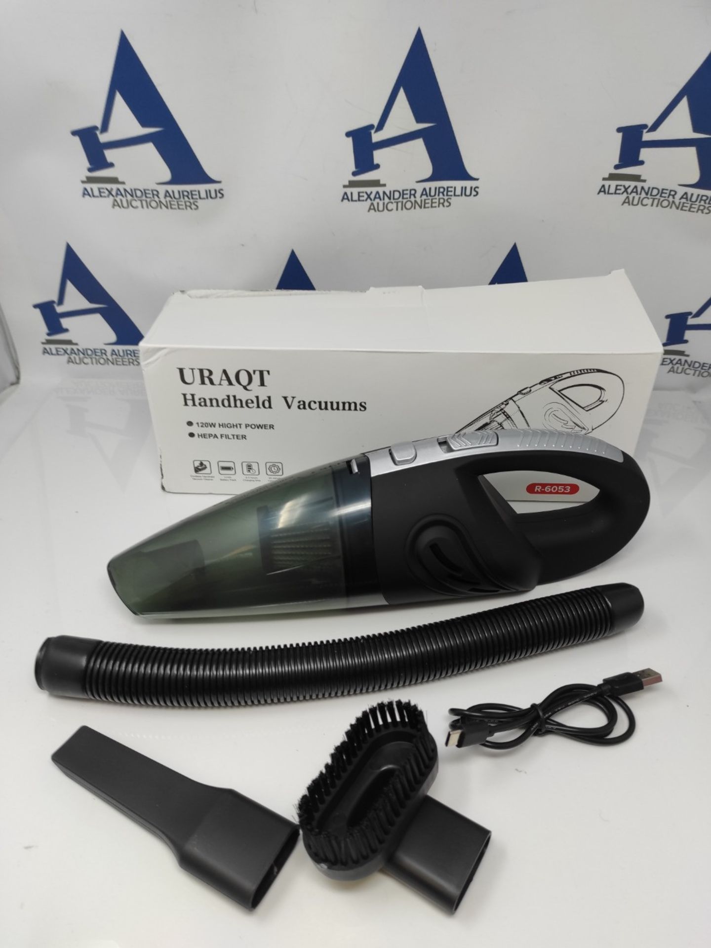 URAQT Handheld Lightweight Wet Dry Vacuum Cleaner Cordless, 120W with Powerful Suction